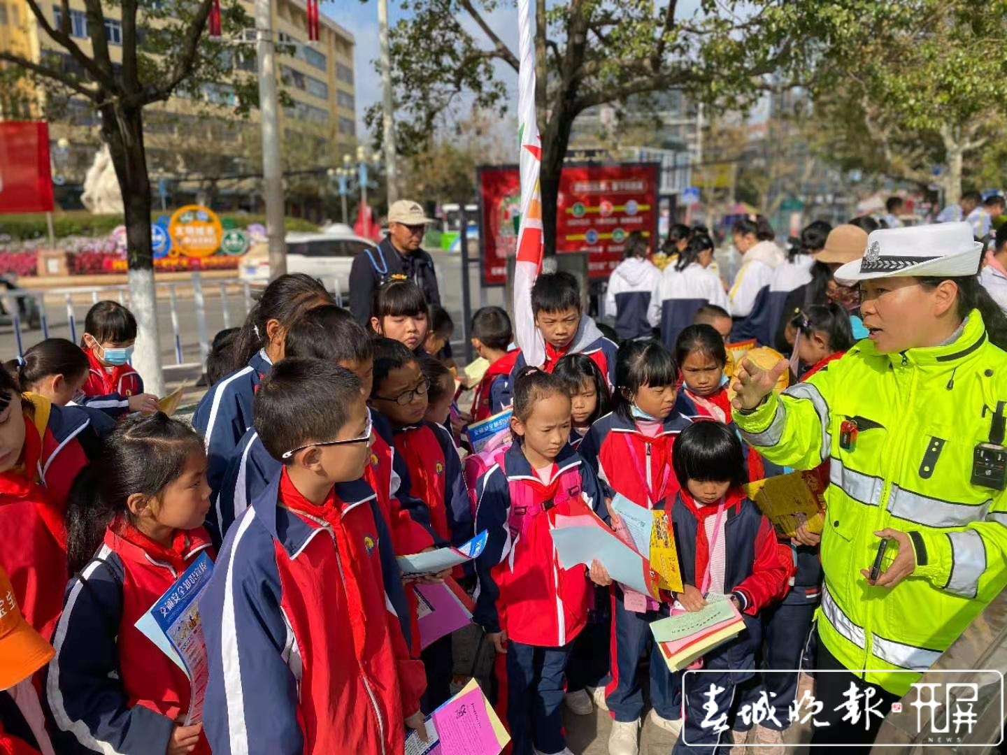 周丽萍（石林县公安局供图）