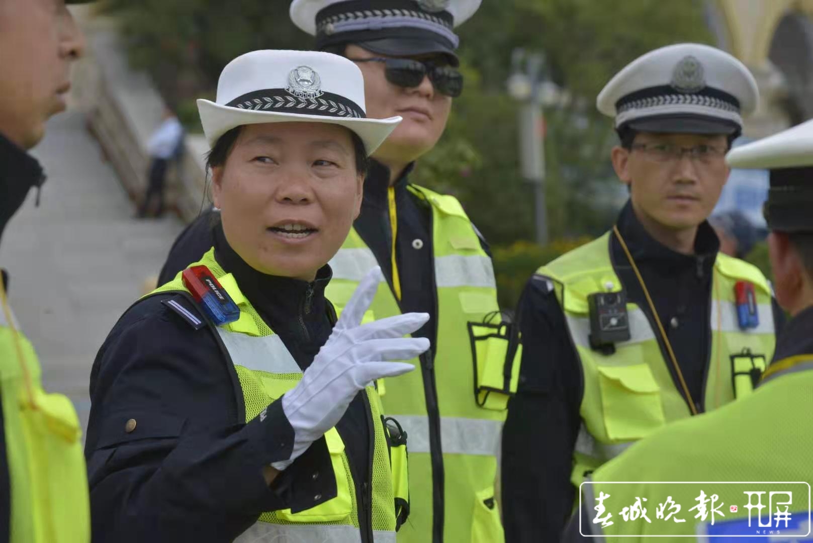 周丽萍（石林县公安局供图）