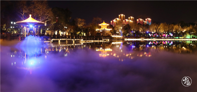 昆明大观公园夜景