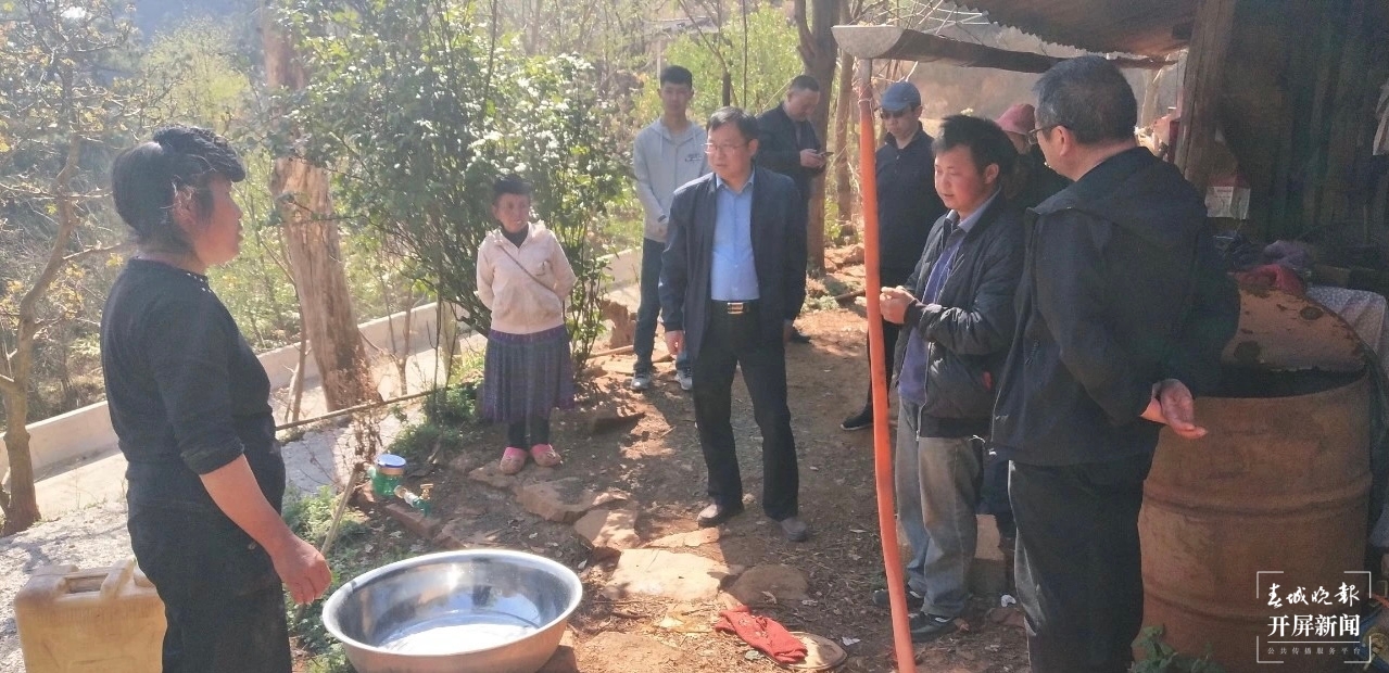 昆明富民县全力抗旱保供水(供图)