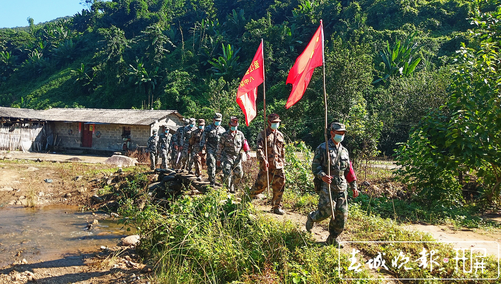 退役不退志，两位年过半百退伍军人的守边路！（记者 马楠 通讯员 思治生 晏金成 摄影报道）