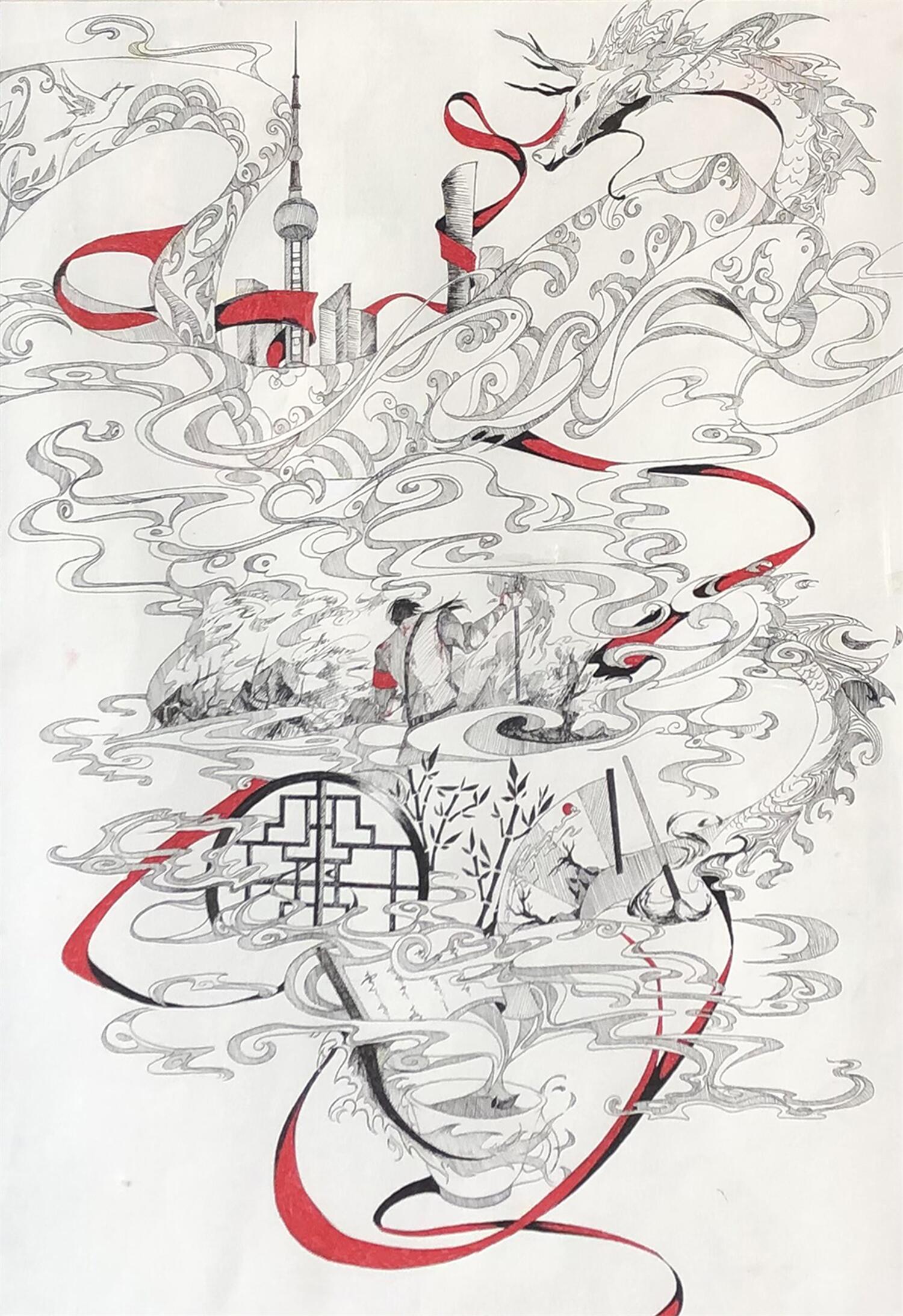 《中国茶韵》 杨岚  16岁.jpg