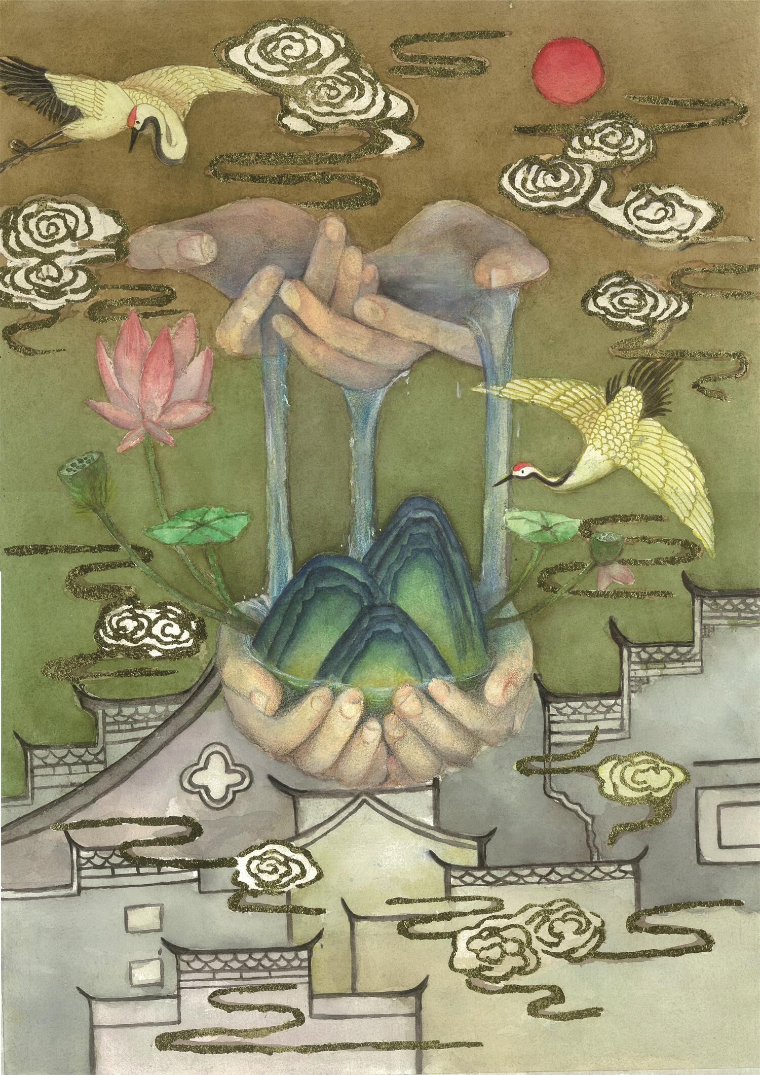 “彩云杯”中小学生绘画比赛·高中中职组一等奖