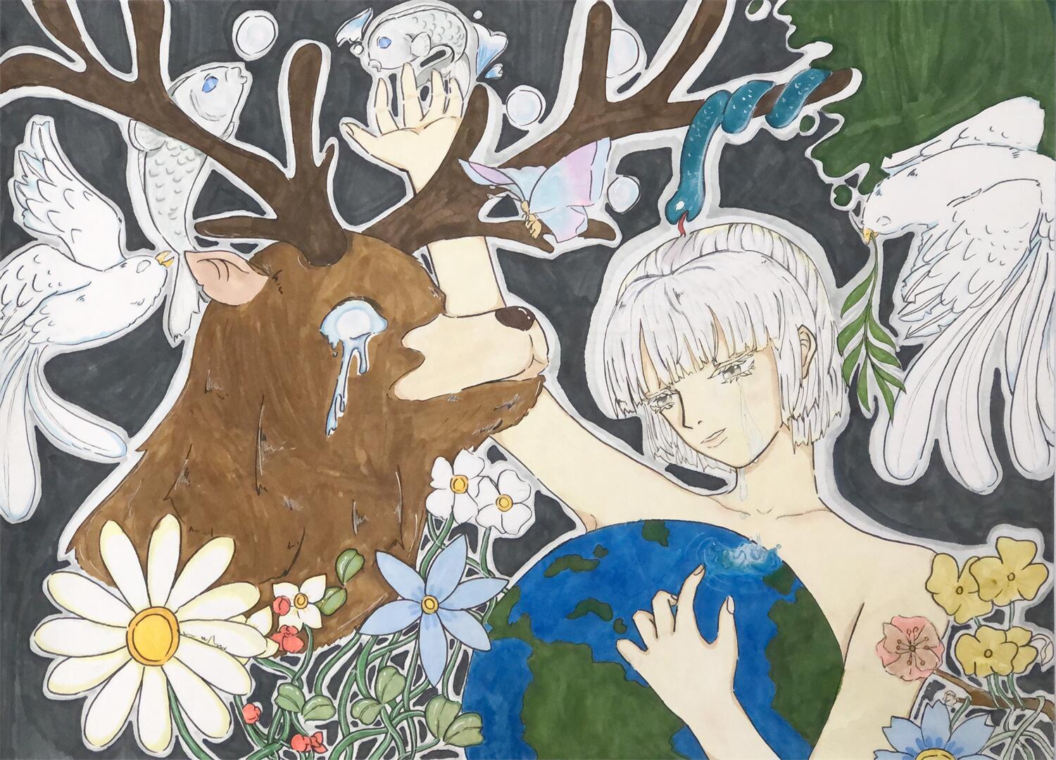 “彩云杯”中小学生绘画比赛·初中组三等奖