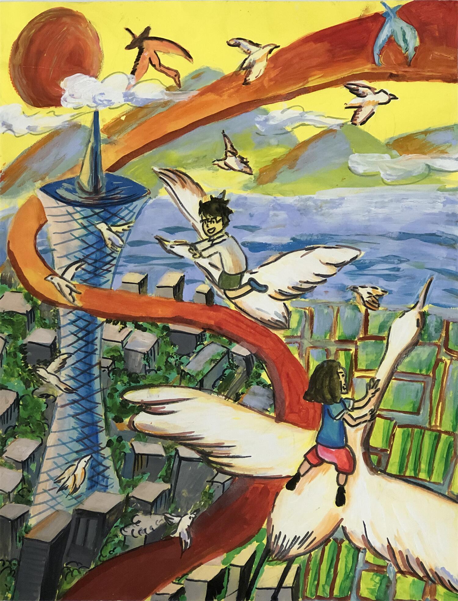 “彩云杯”中小学生绘画比赛·初中组三等奖