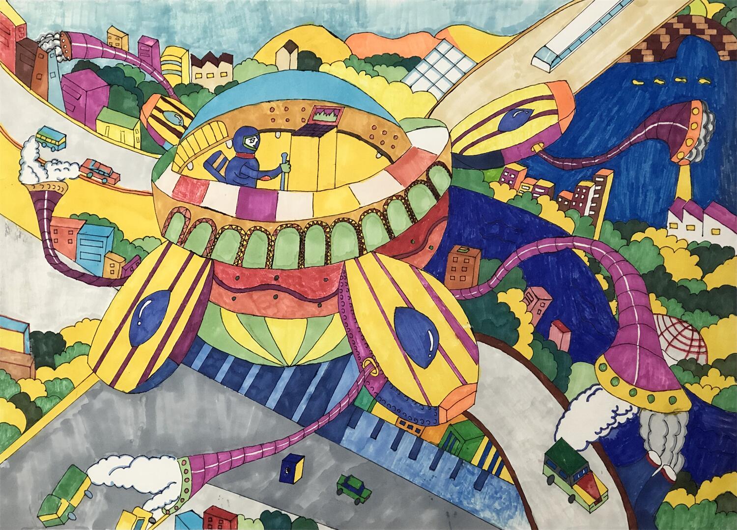 “彩云杯”中小学生绘画比赛·初中组三等奖