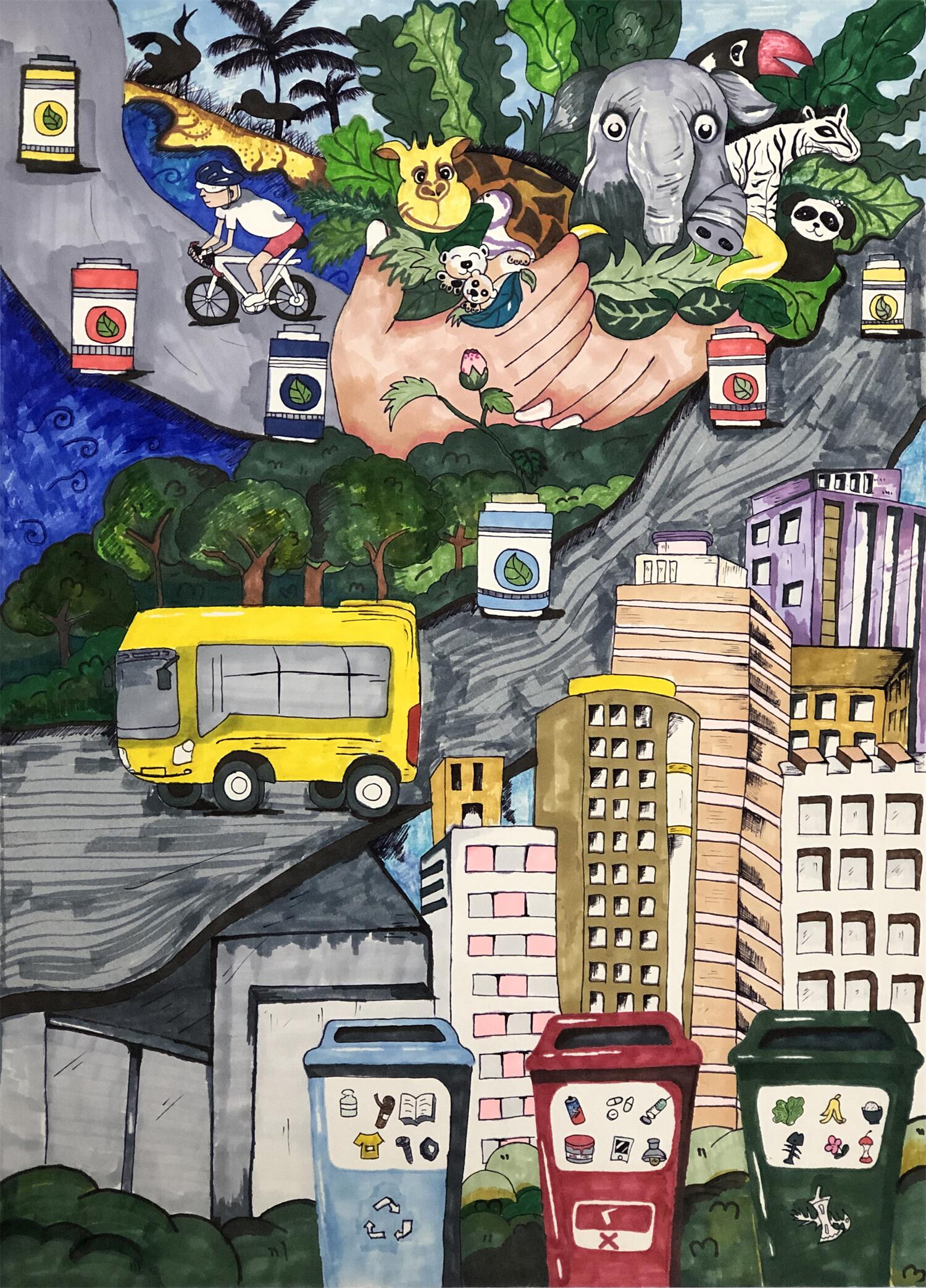 “彩云杯”中小学生绘画比赛·初中组三等奖