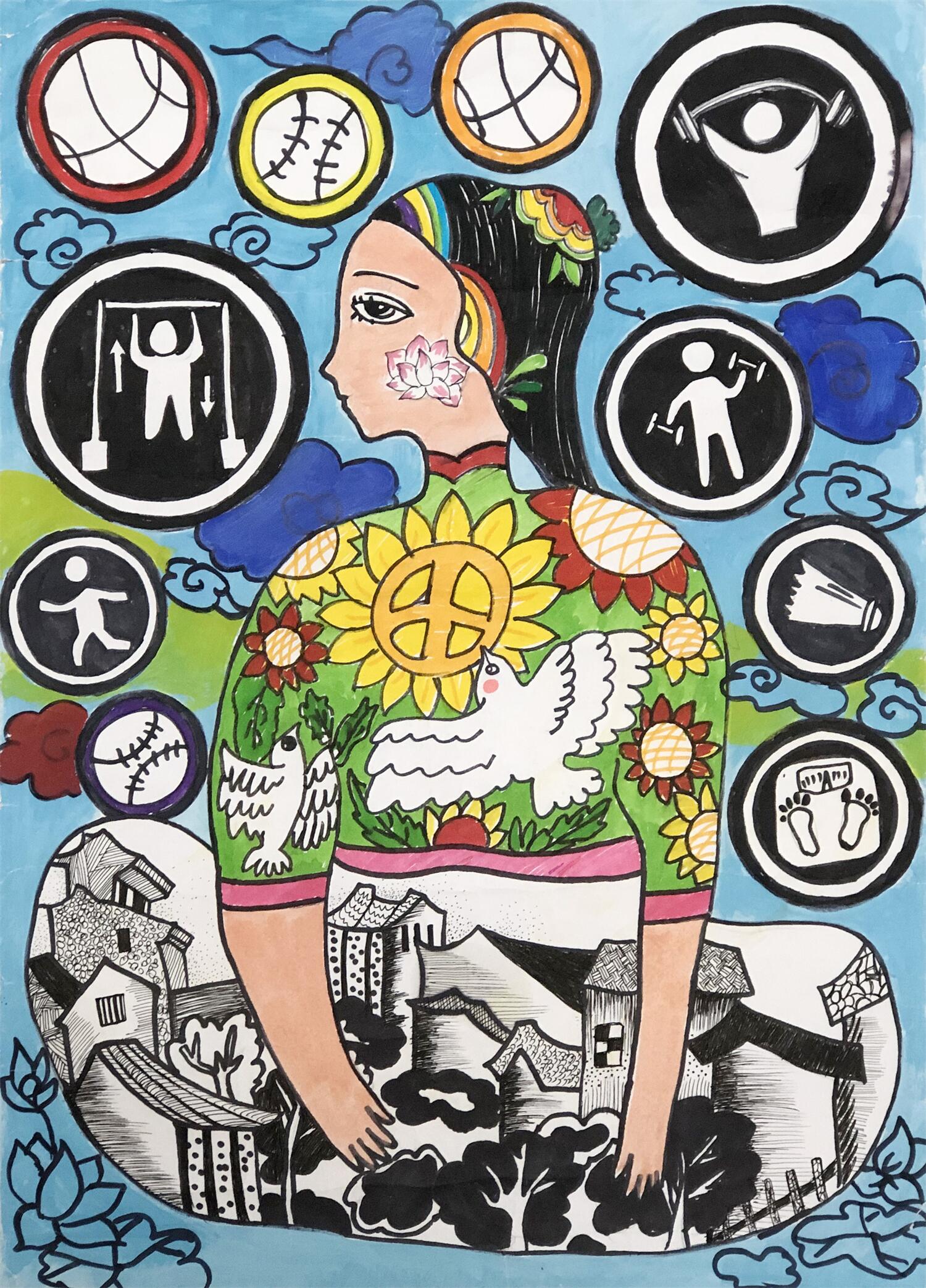 “彩云杯”中小学生绘画比赛·初中组三等奖