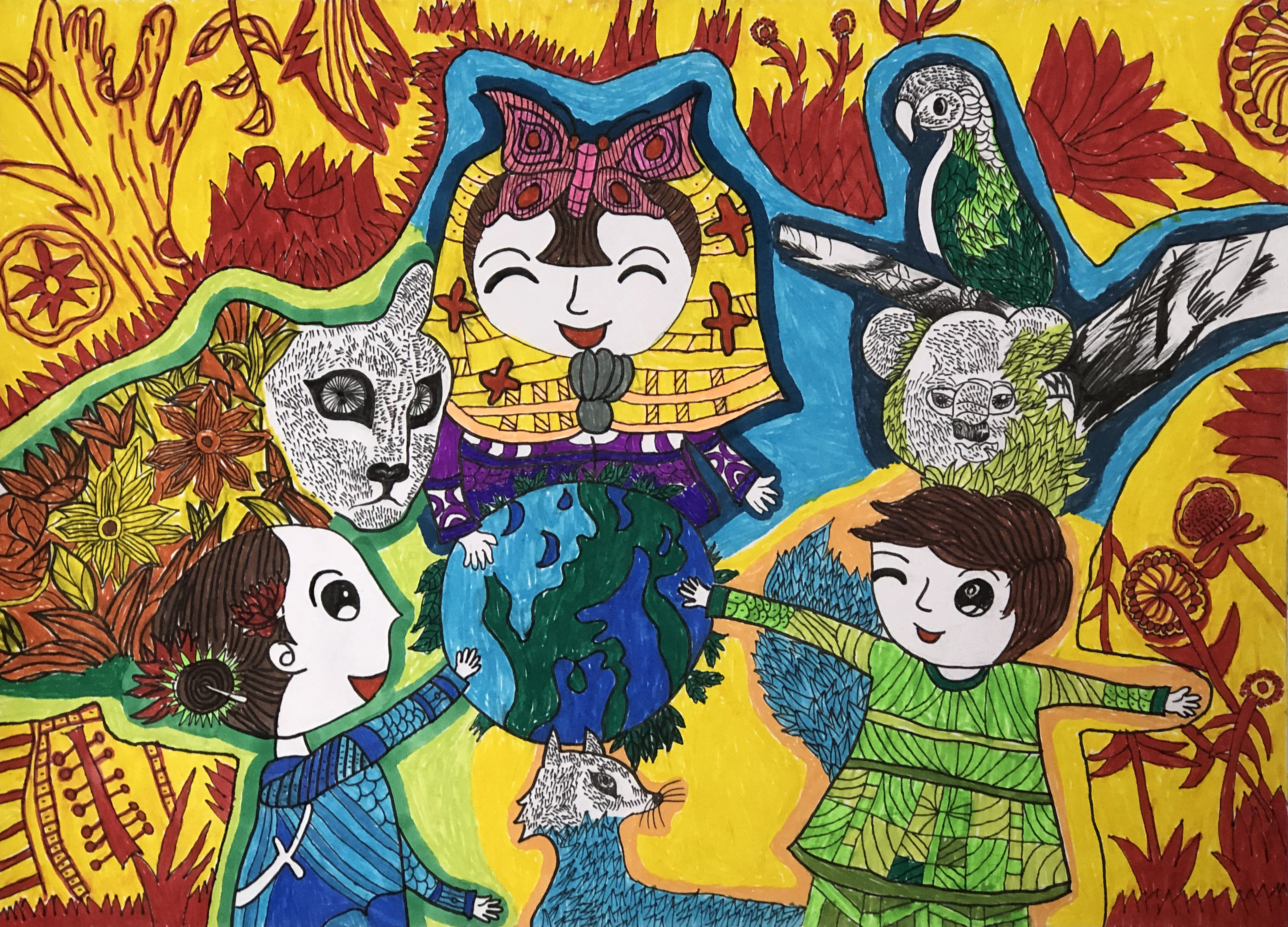 《one world one dream》刘昭华14岁.JPG