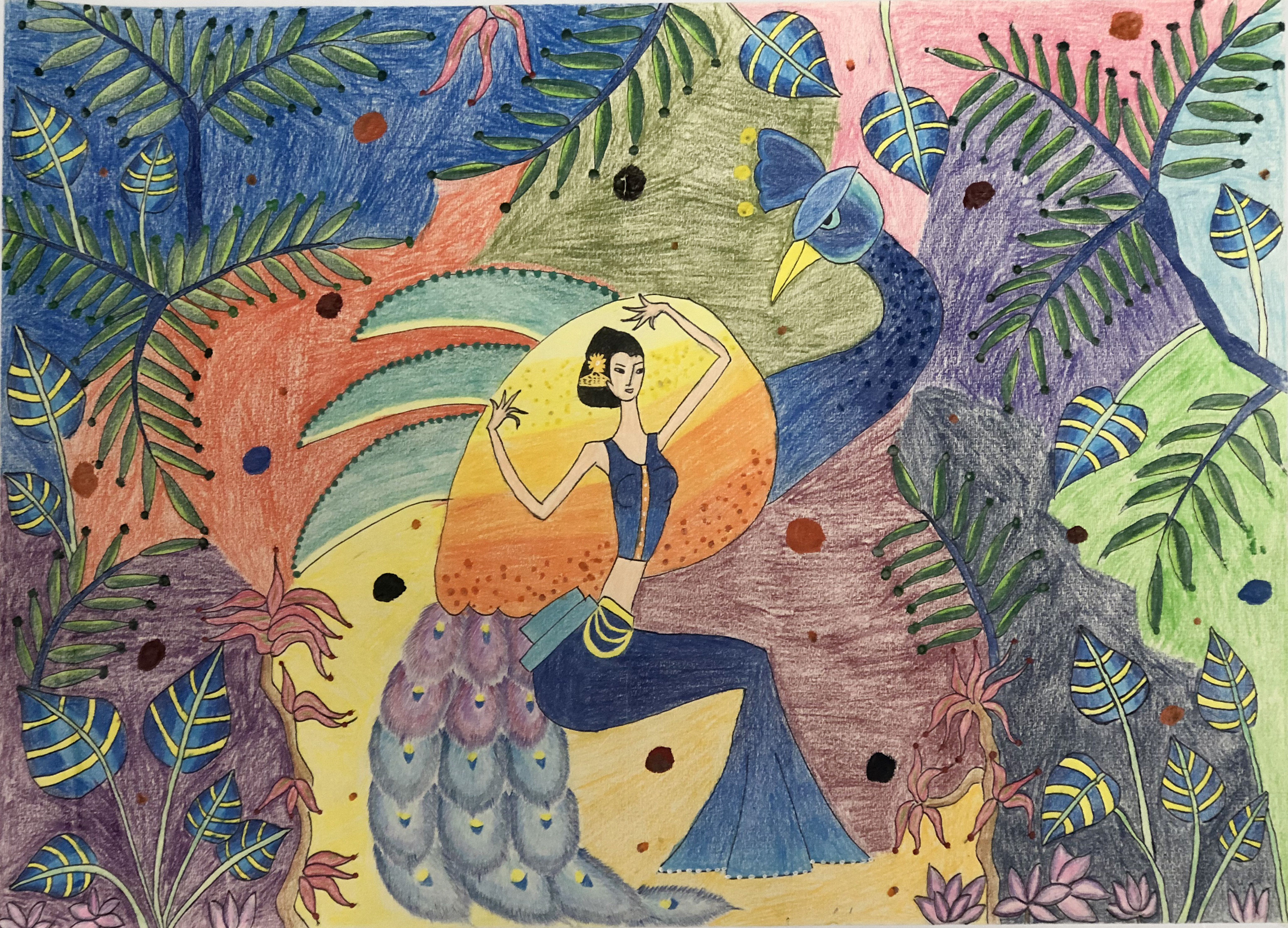 《孔雀之女》 陈华荣  11岁.JPG