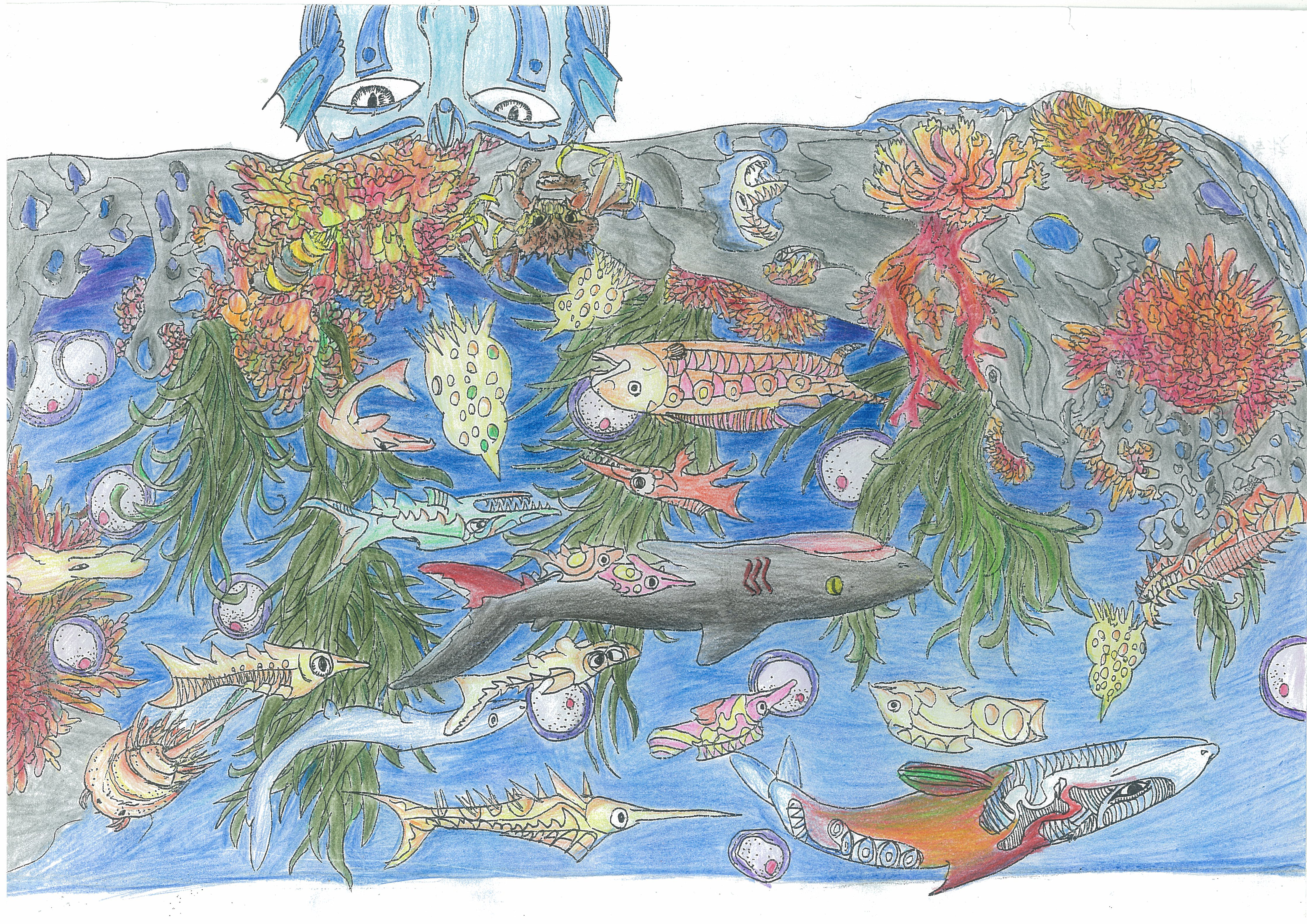 《生命的樱花系列——海》 邓钰恒 15岁.jpg