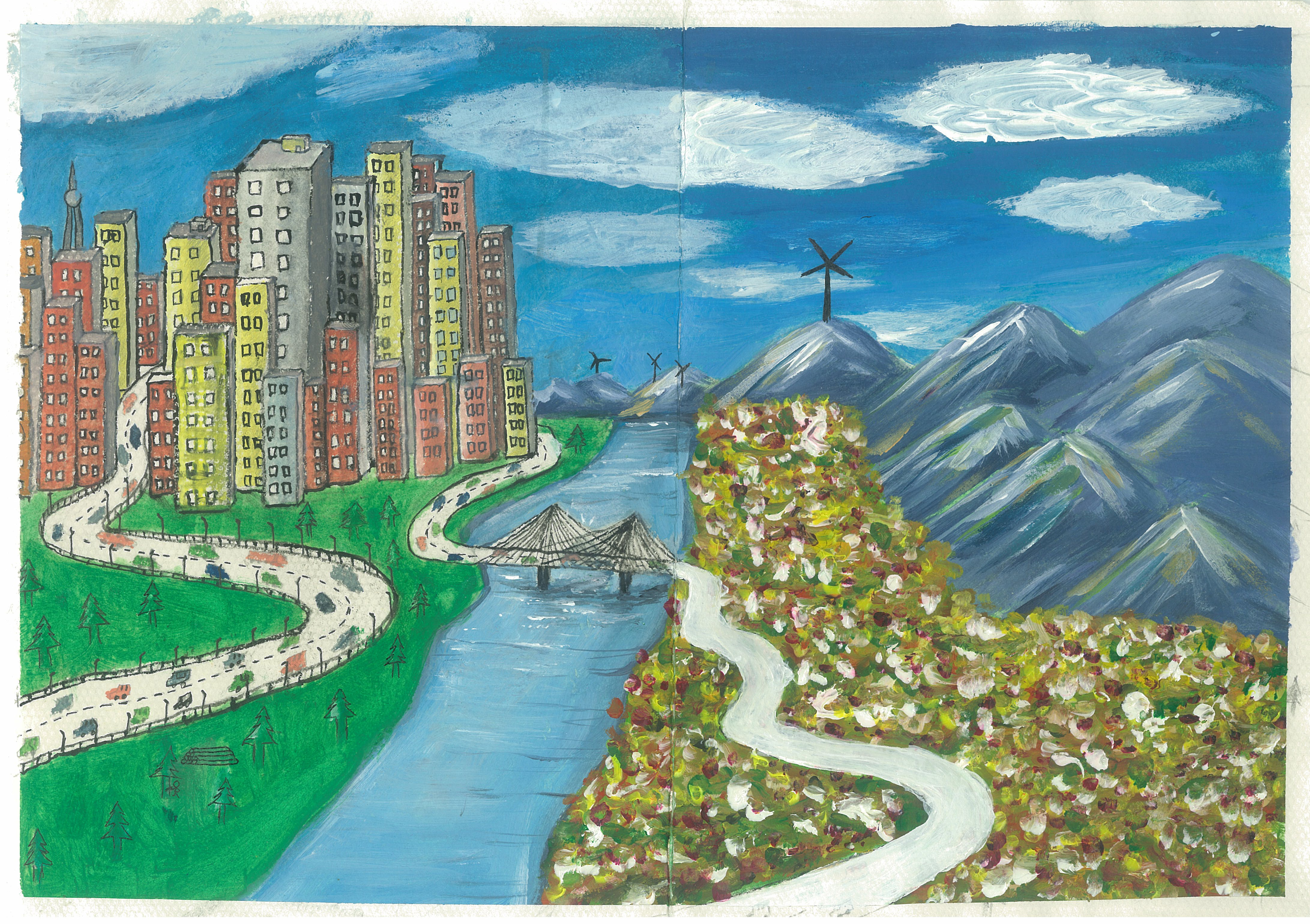 《通往美好的路》  陶云龙  15岁.jpg