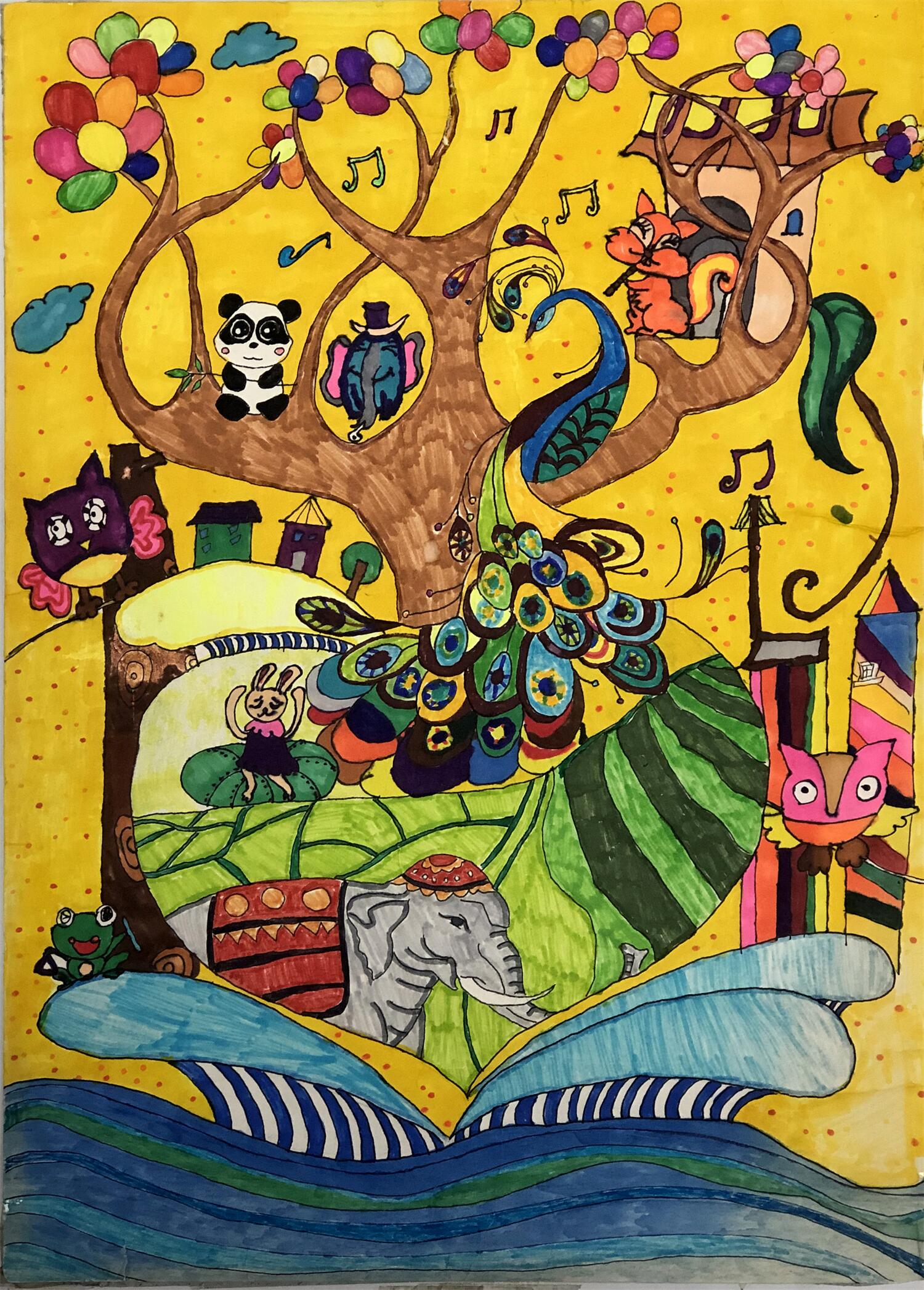 《保护生态环境，建设美好家园》 黄雅熙  8岁.jpg