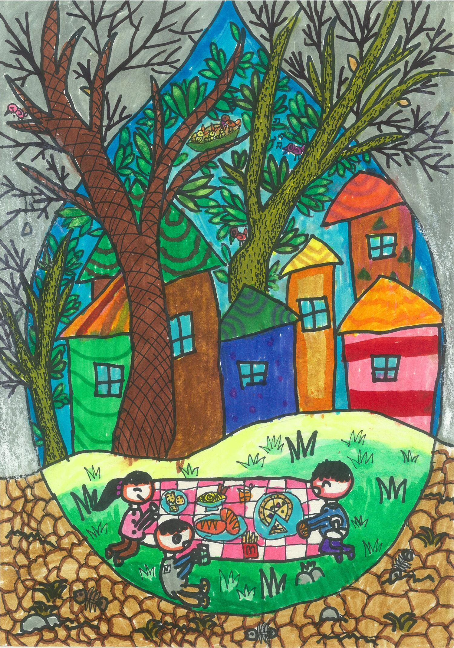 《保护我的家》  段翎芮  8岁.jpg