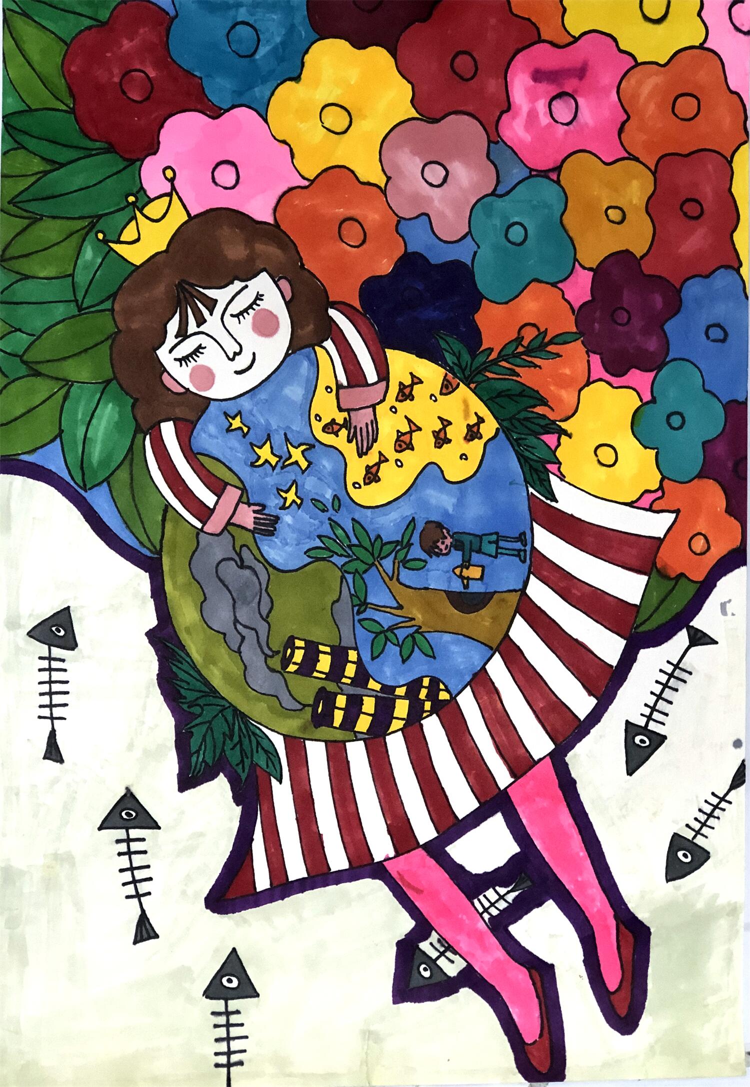 《地球妈妈》 苏琢然 9岁.jpg