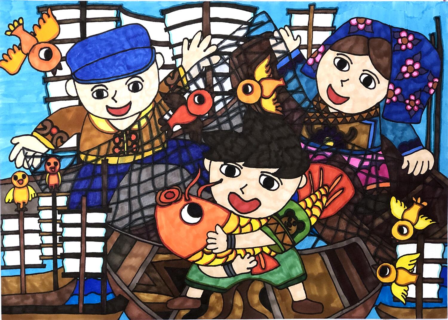 《滇池开海》 马俊宇 10岁.jpg