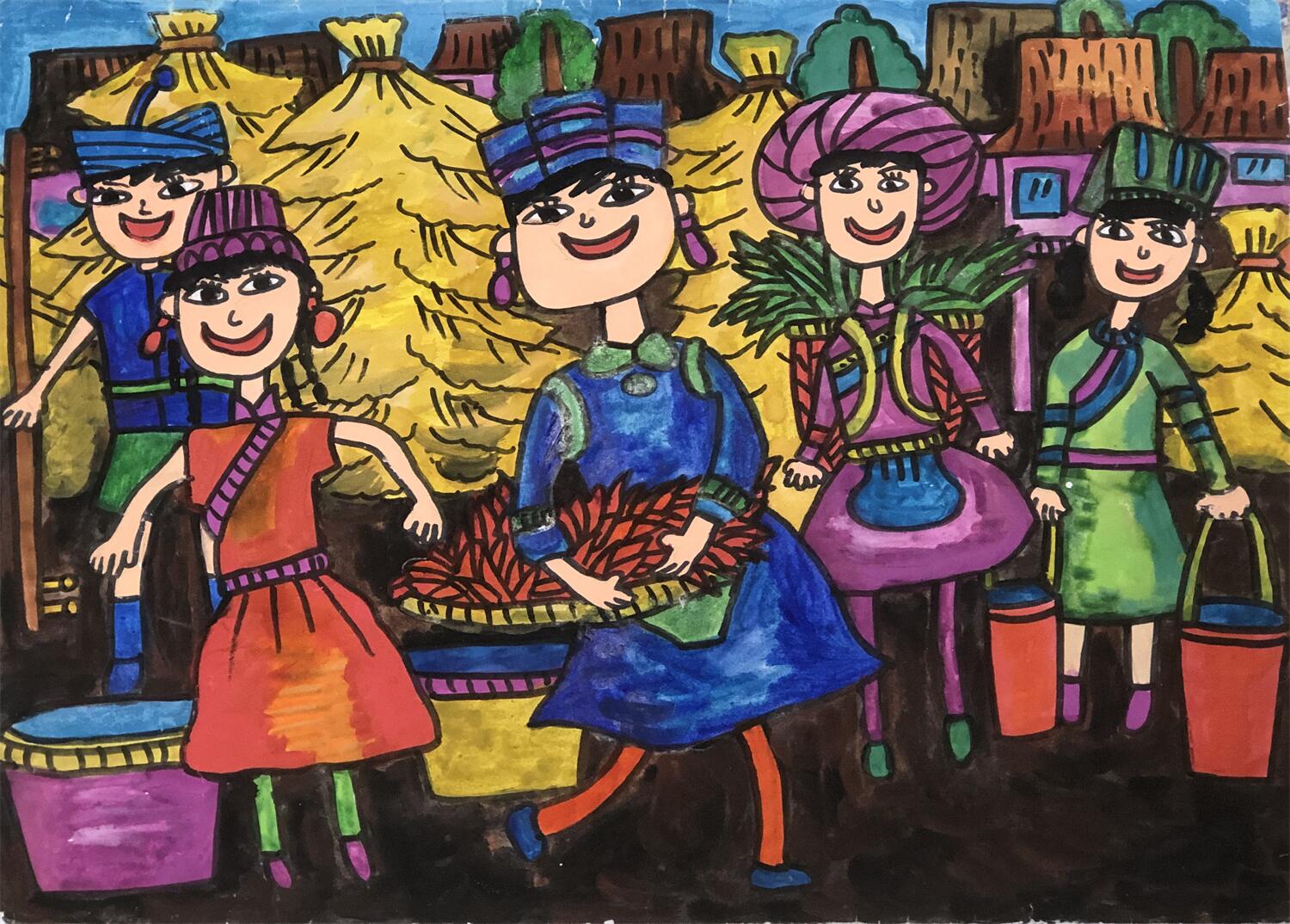 《丰收年》 杨又丞 9岁.jpg