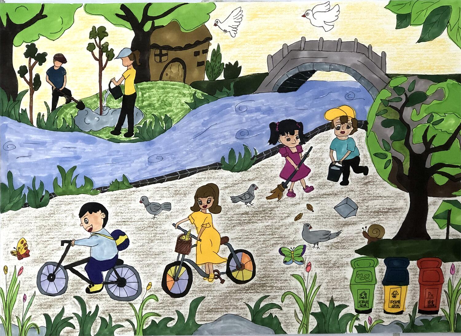 《共建生态幸福家园》赵羿程 10岁.jpg