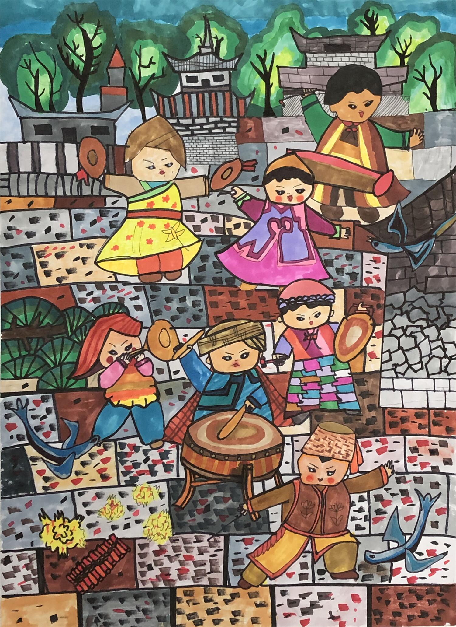 《欢声笑语》 吴栩霞 11岁.jpg