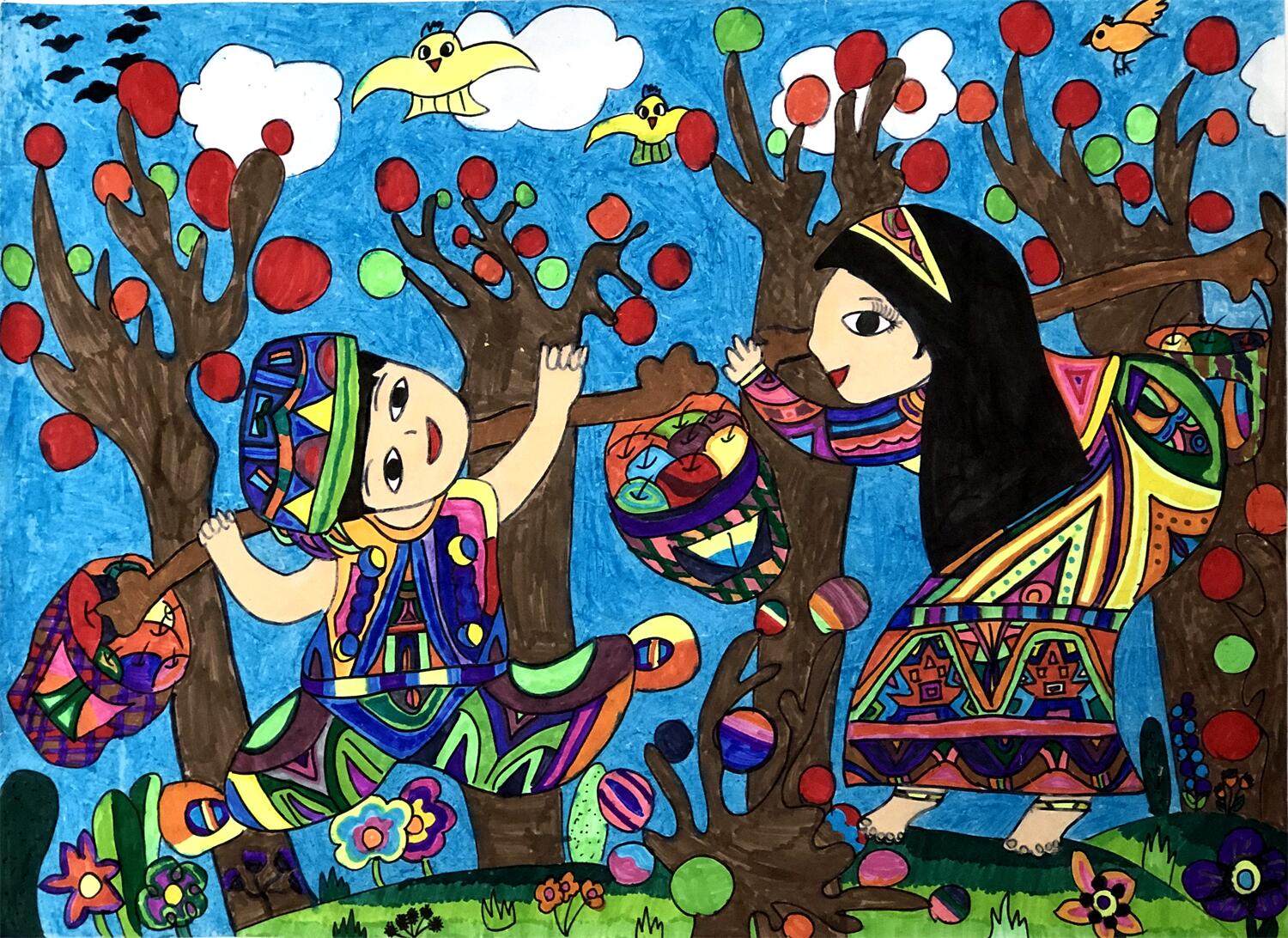 《节水行动》  李雨倩 13岁.jpg