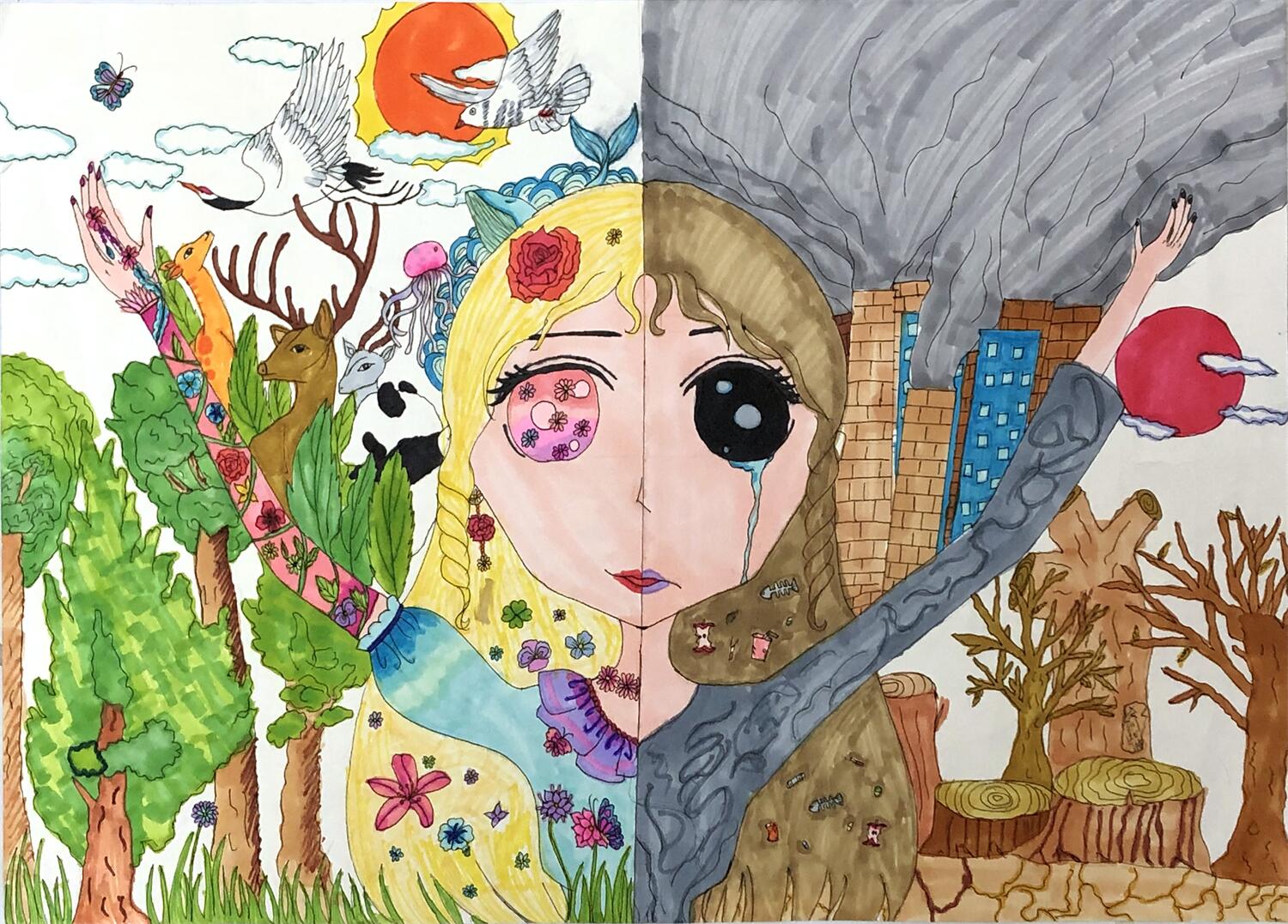 《哭泣》 郑惠泉 12岁.jpg