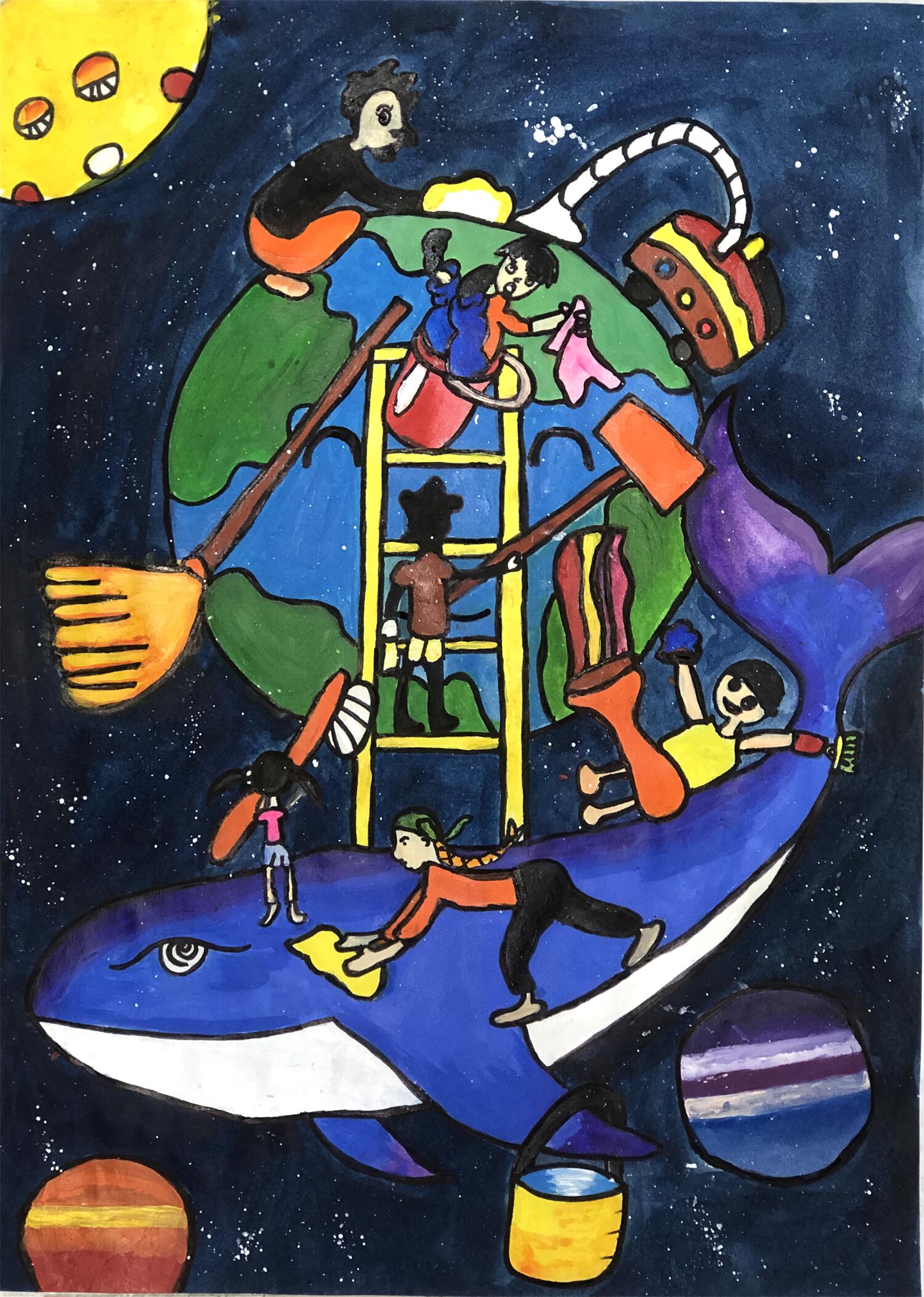 《清洁地球小卫士》 熊 淳  8岁.jpg