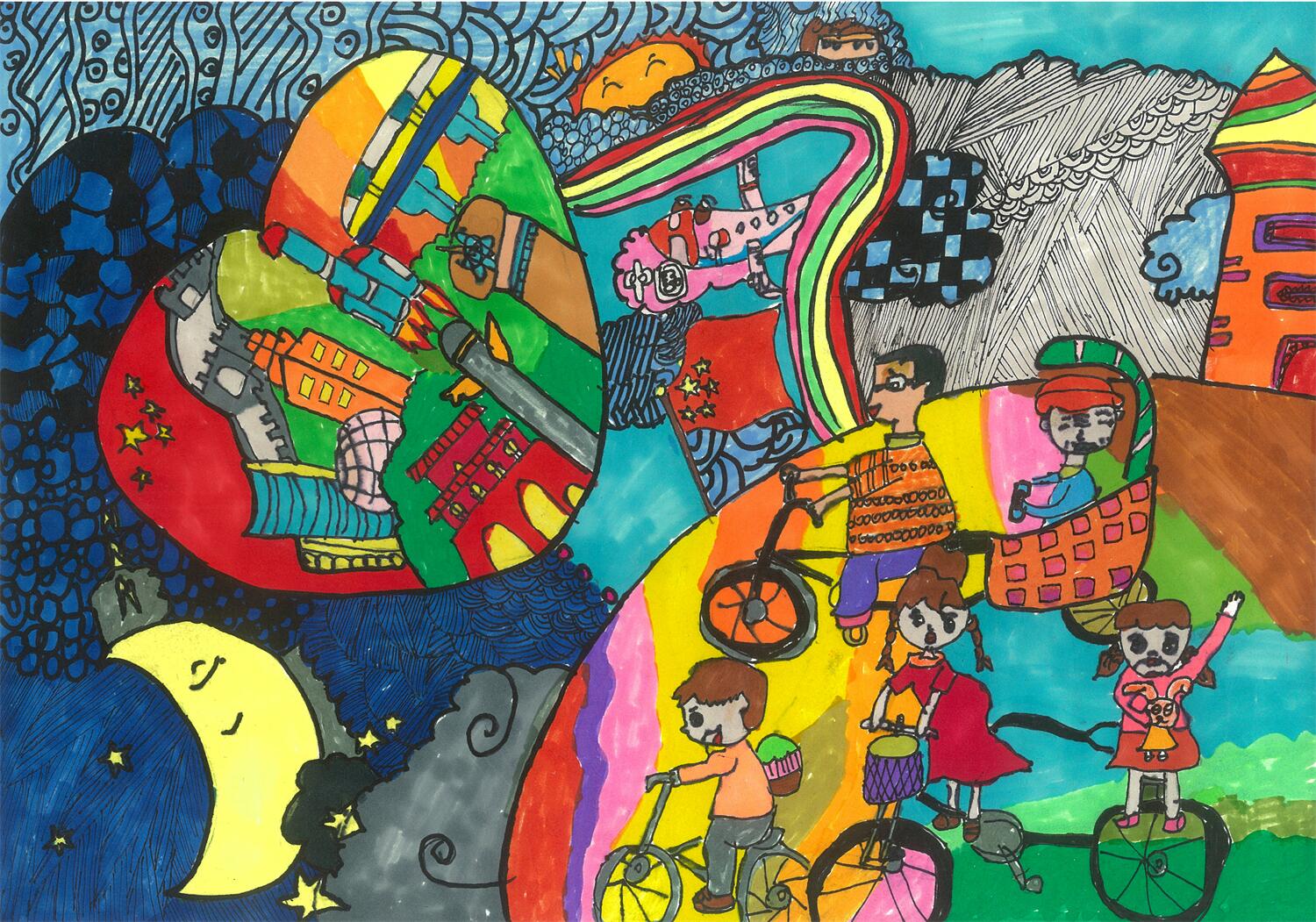 《树立科学发展观，建设和谐新家园》 杜果婷 10岁.jpg