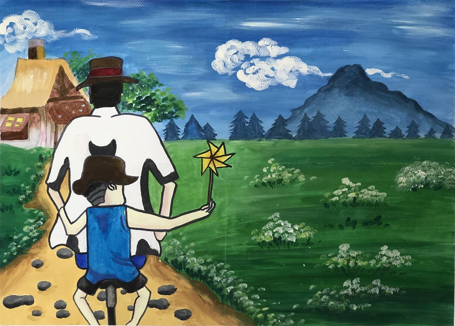 《做生态文明人，建美丽幸福家园》 李子涵 11岁.jpg