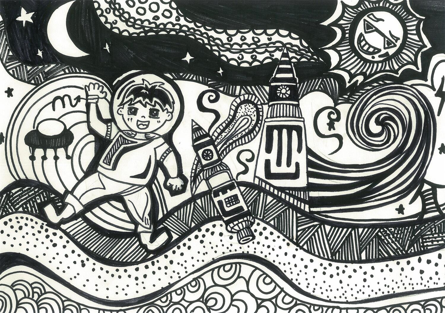 《走进太空》 杨沛奇 8岁.jpg