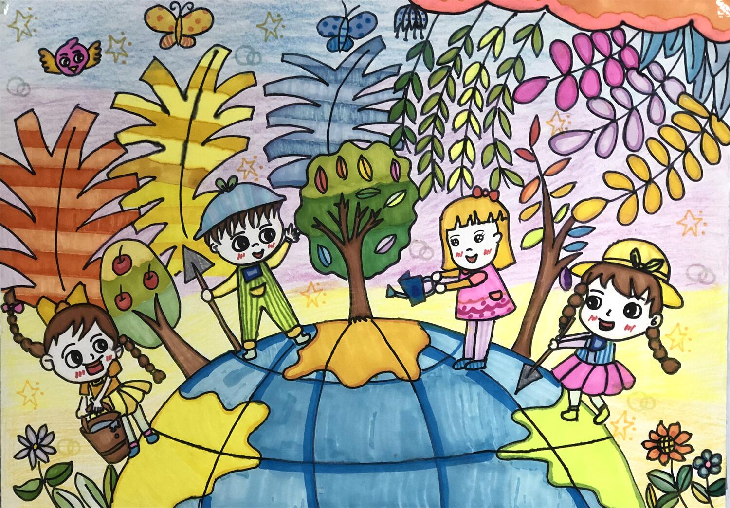 《做生态文明人，建美丽幸福家园》 杨晨曦 10岁.jpg