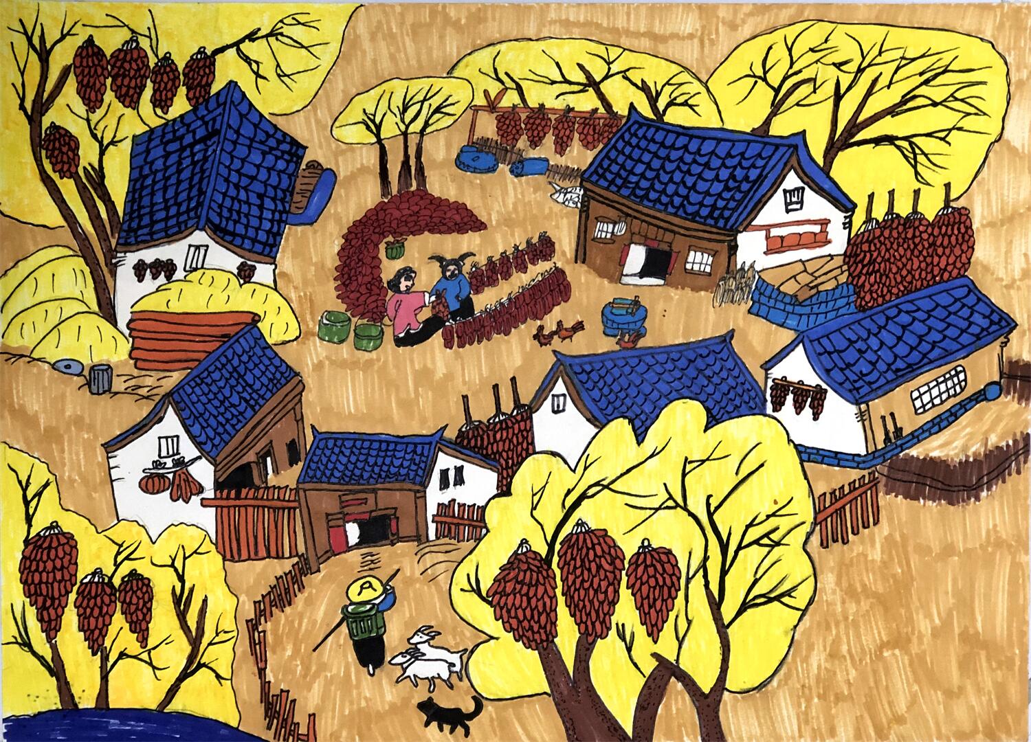 《大丰收》  刘志轩  10岁.jpg