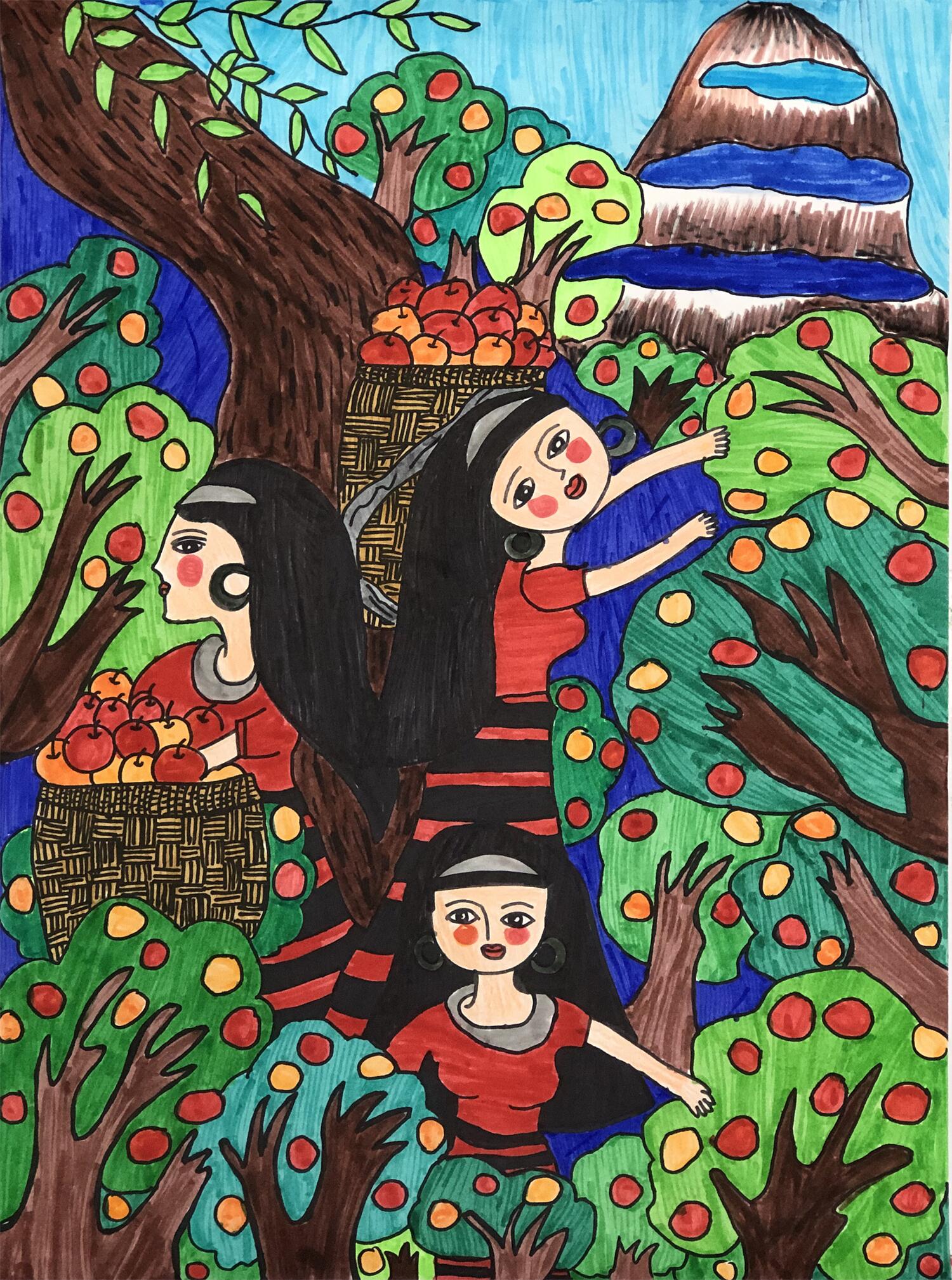 《果子熟了》 付童 10岁.jpg