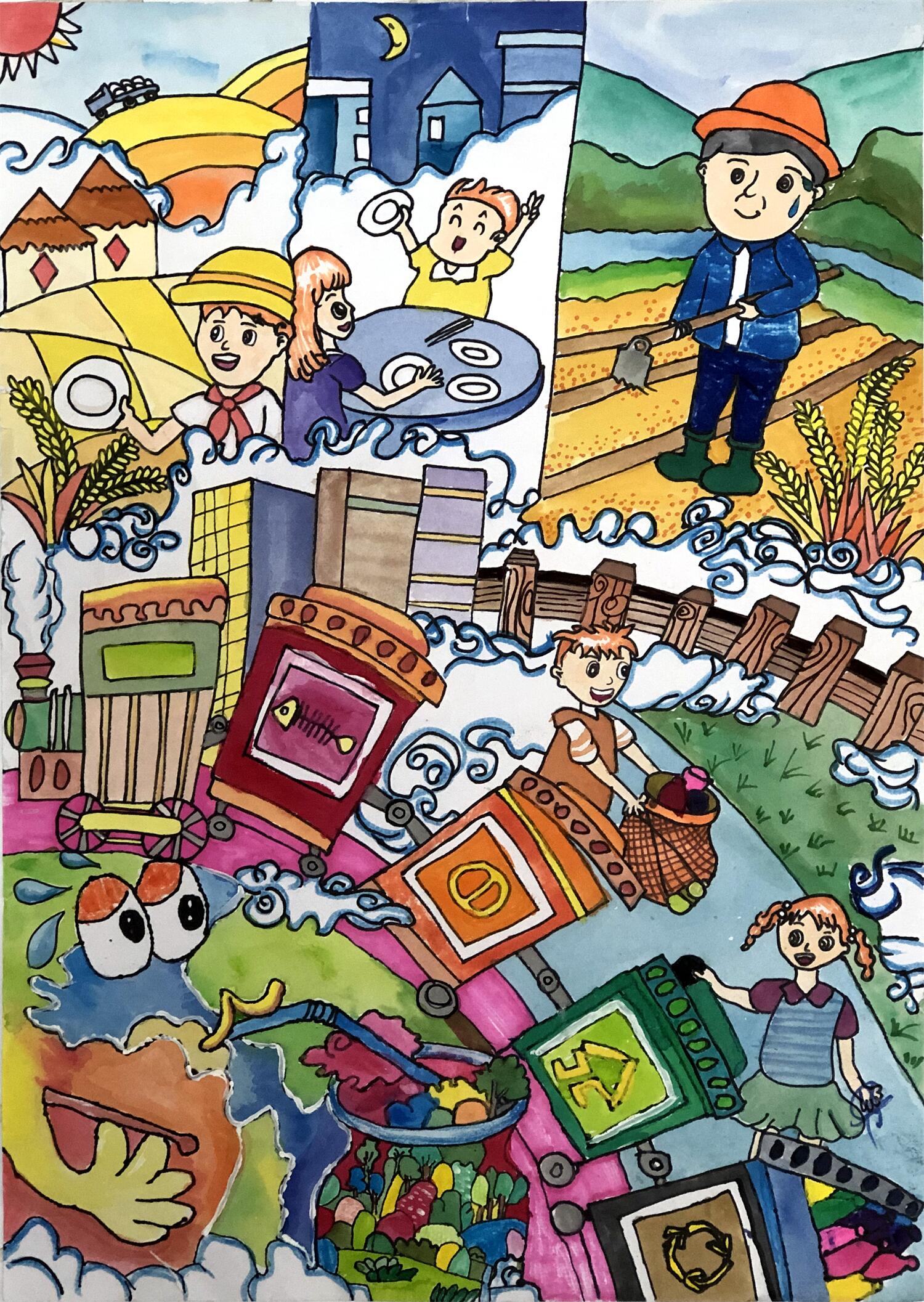 《垃圾分类好处多》 龚俞琦 7岁.jpg