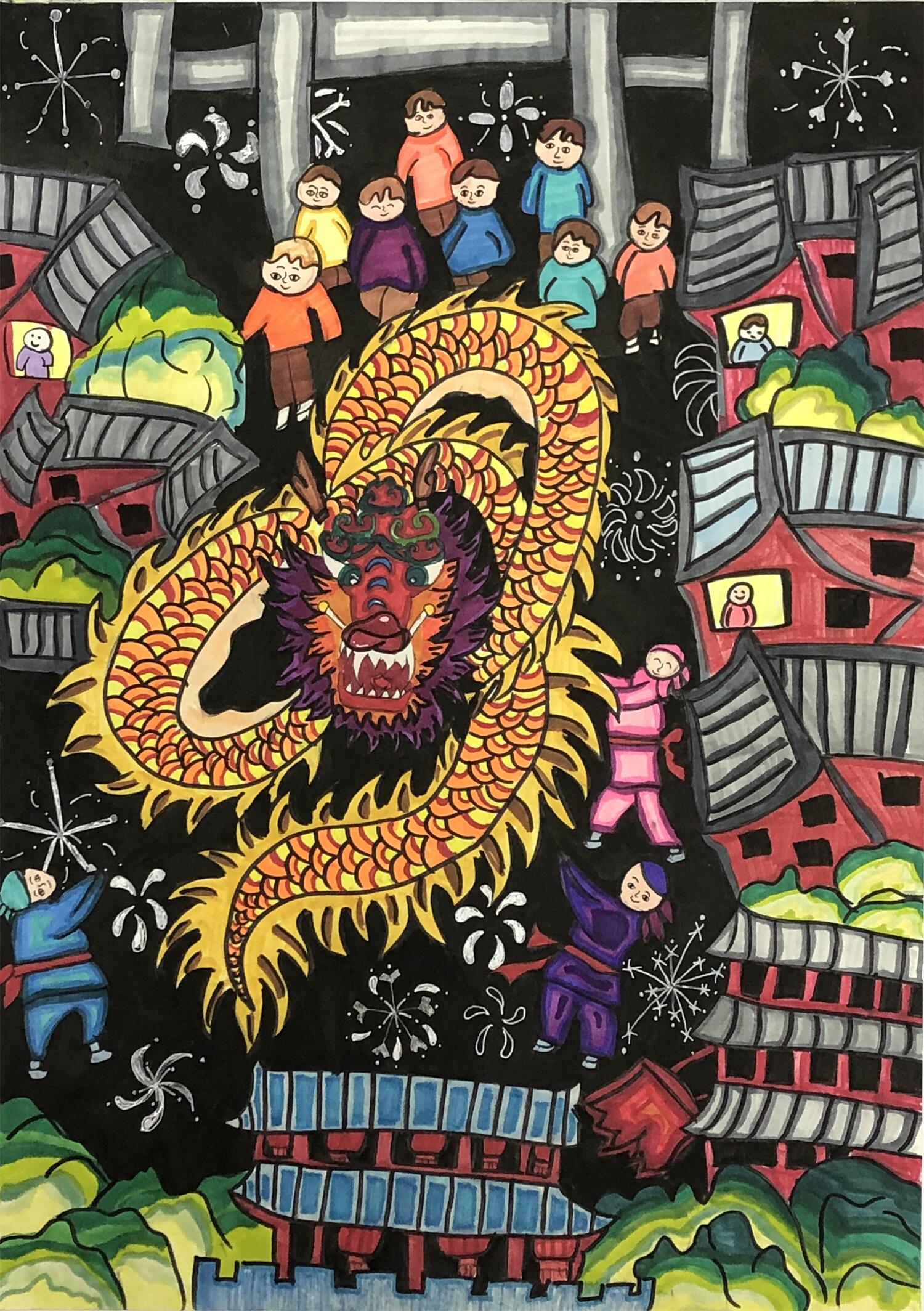 《盛世繁华》 饶沛翠 11岁.jpg