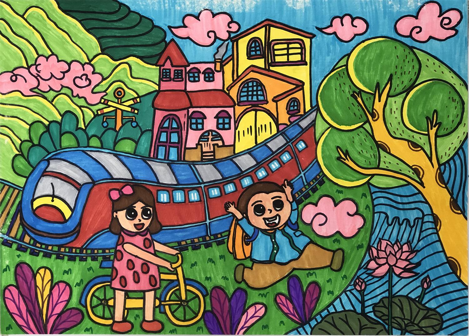 《未来城》 李梦源 11岁.jpg