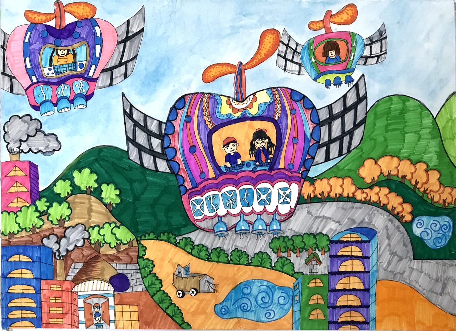 《太阳能直升机》 李荣幸 12岁.jpg