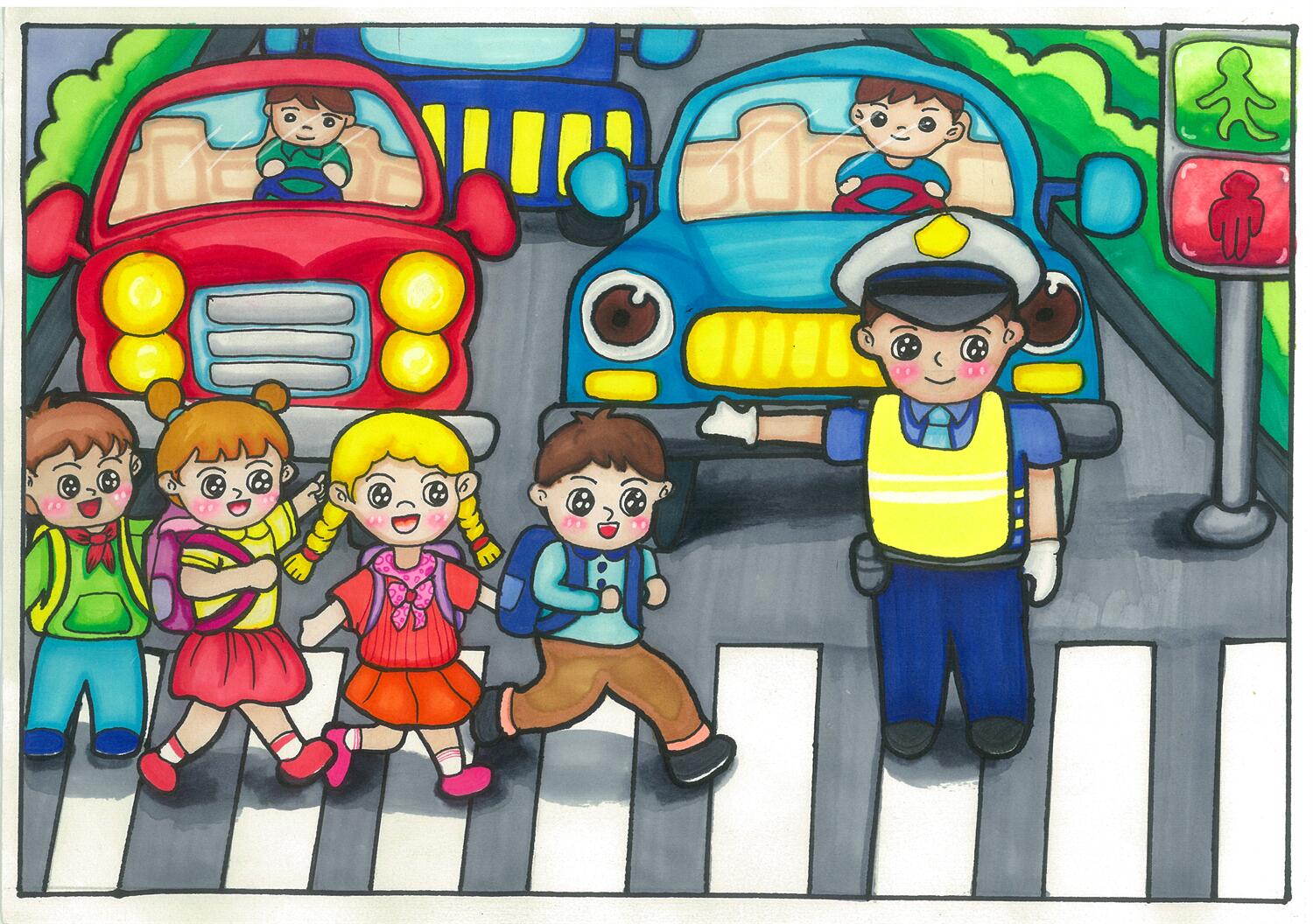 《文明，从脚下开始》 胡岗燕  12岁.jpg