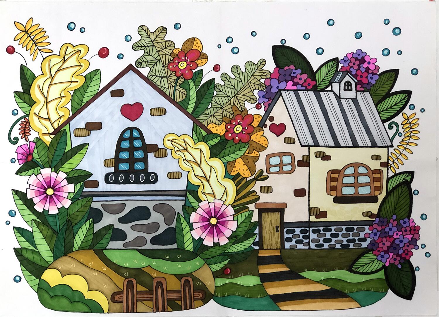 《我的小屋开满花》 王玥琪 6岁.jpg