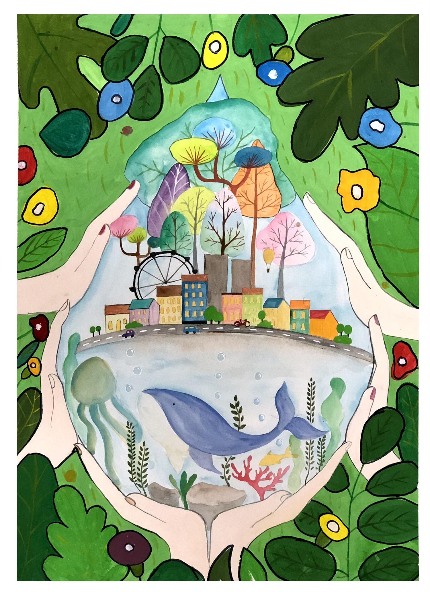 《共存》 张杨晟庭 8岁.jpg