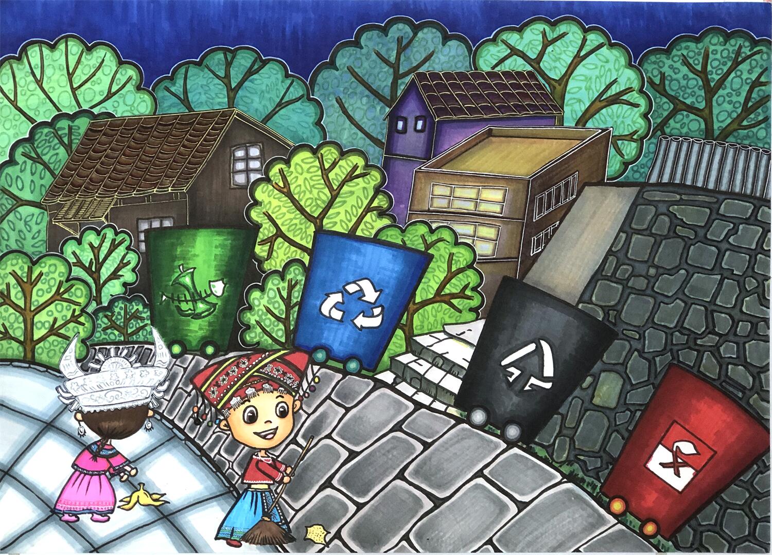 《垃圾分类守护绿色家园》 刘诗迪 8岁.jpg