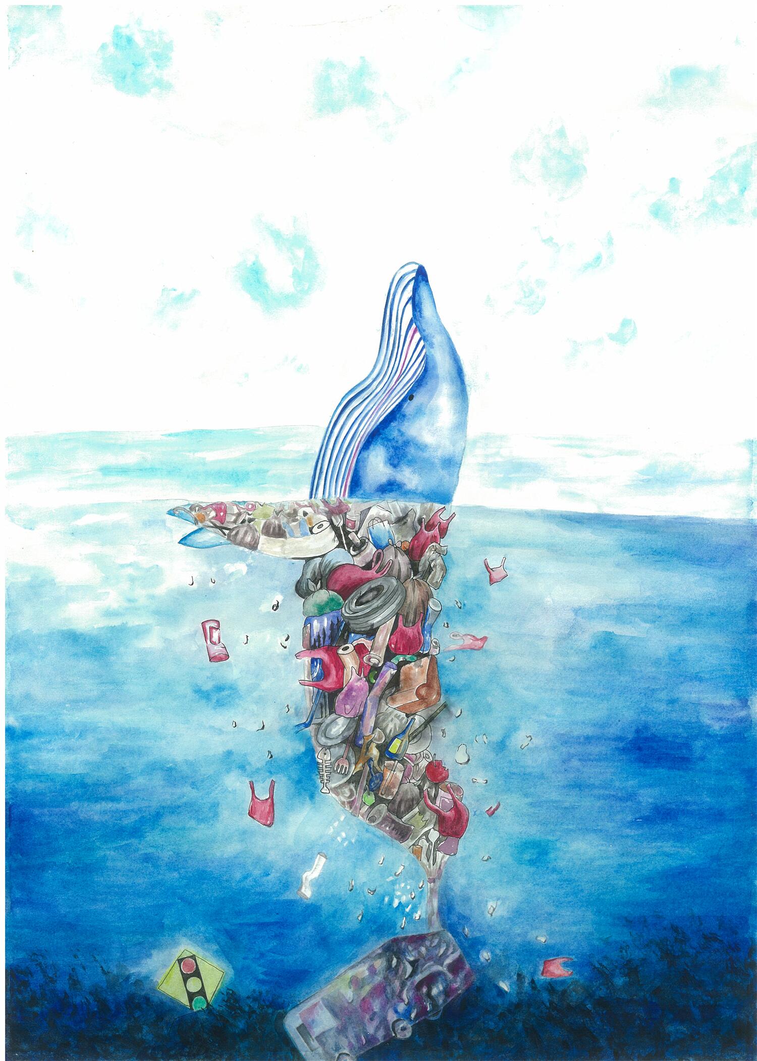 《蓝色的呐喊》 田礼畅 7岁半.jpg