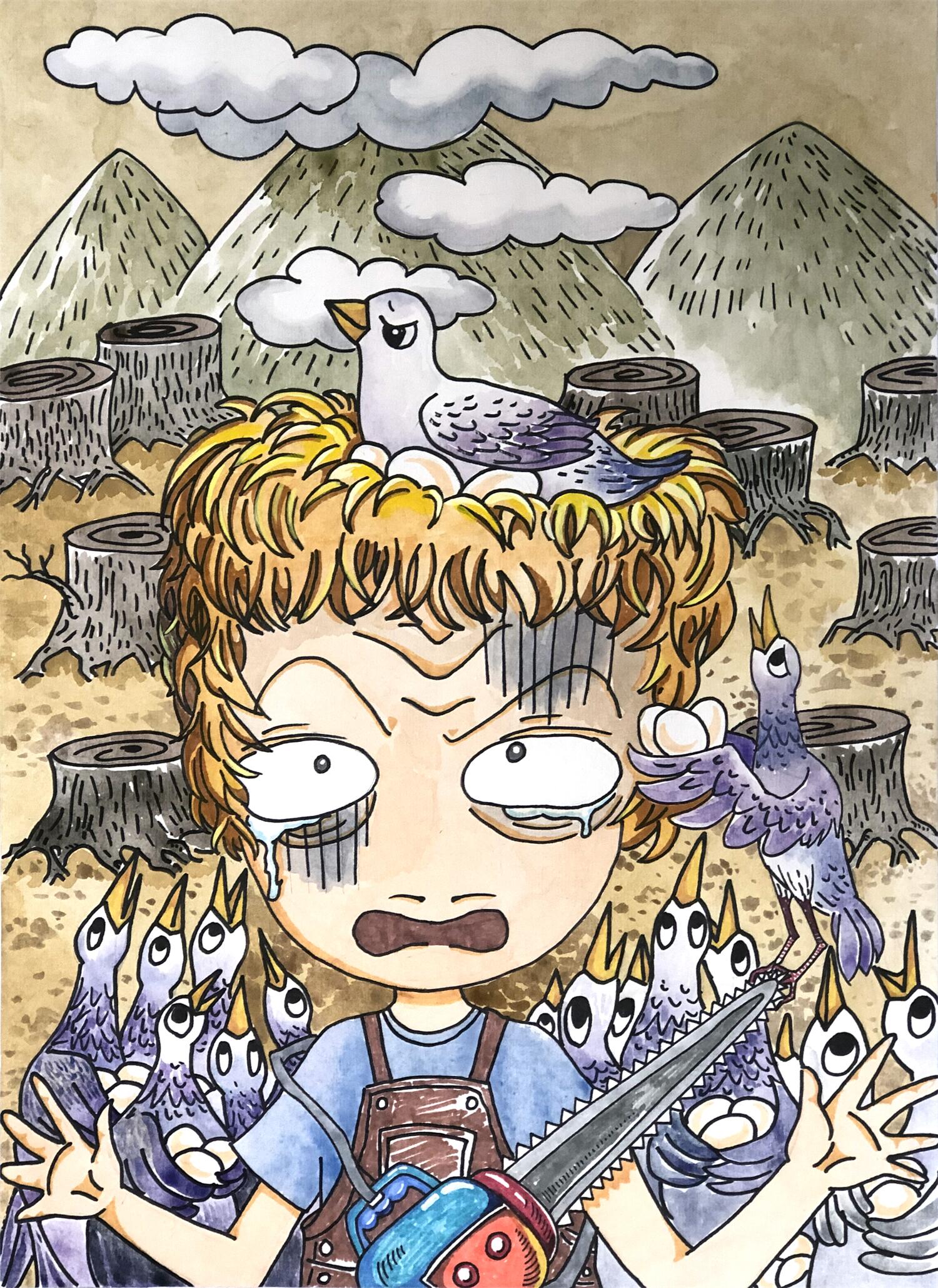 《消失的绿色之鸟窝的启示》 缪雨果 11岁.jpg