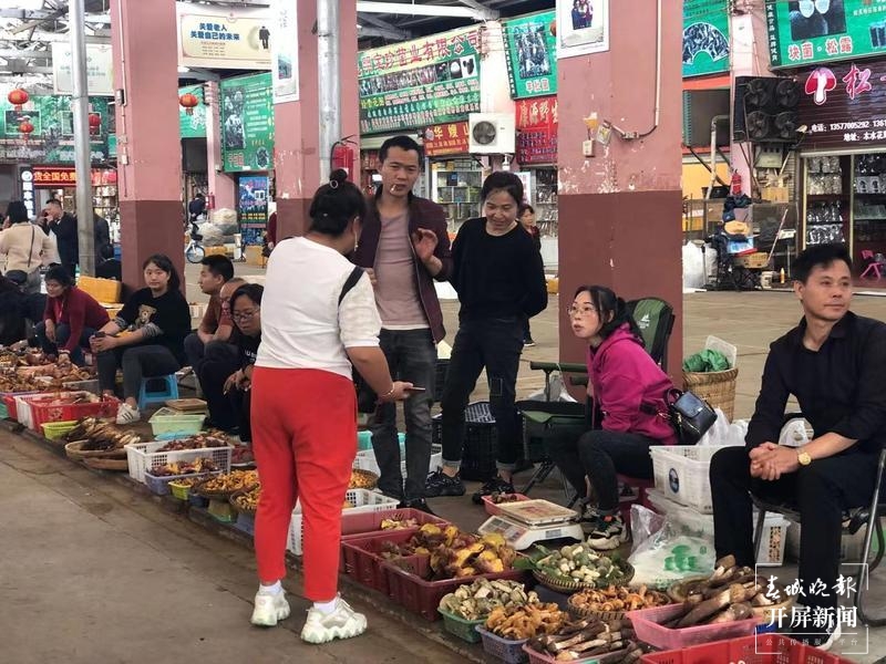 官渡区开展野生菌食用安全宣传活动(春城晚报-开屏新闻记者 罗宗伟 摄)