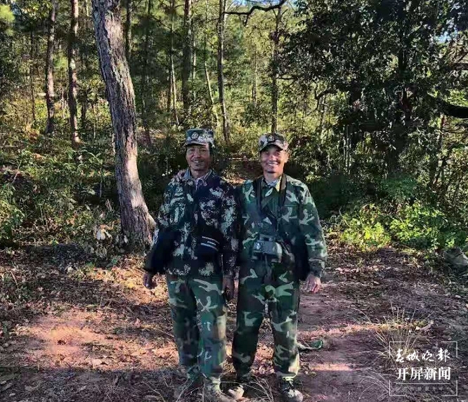 毕仕学和付启有（春城晚报-开屏新闻记者拍摄）