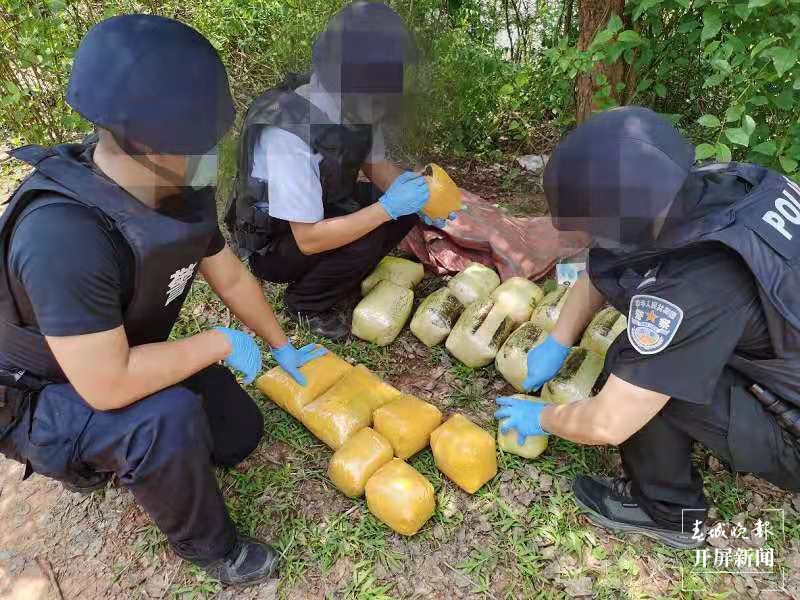 磨憨出入境边防检查站缴获各类毒品71.185公斤 (2).jpg