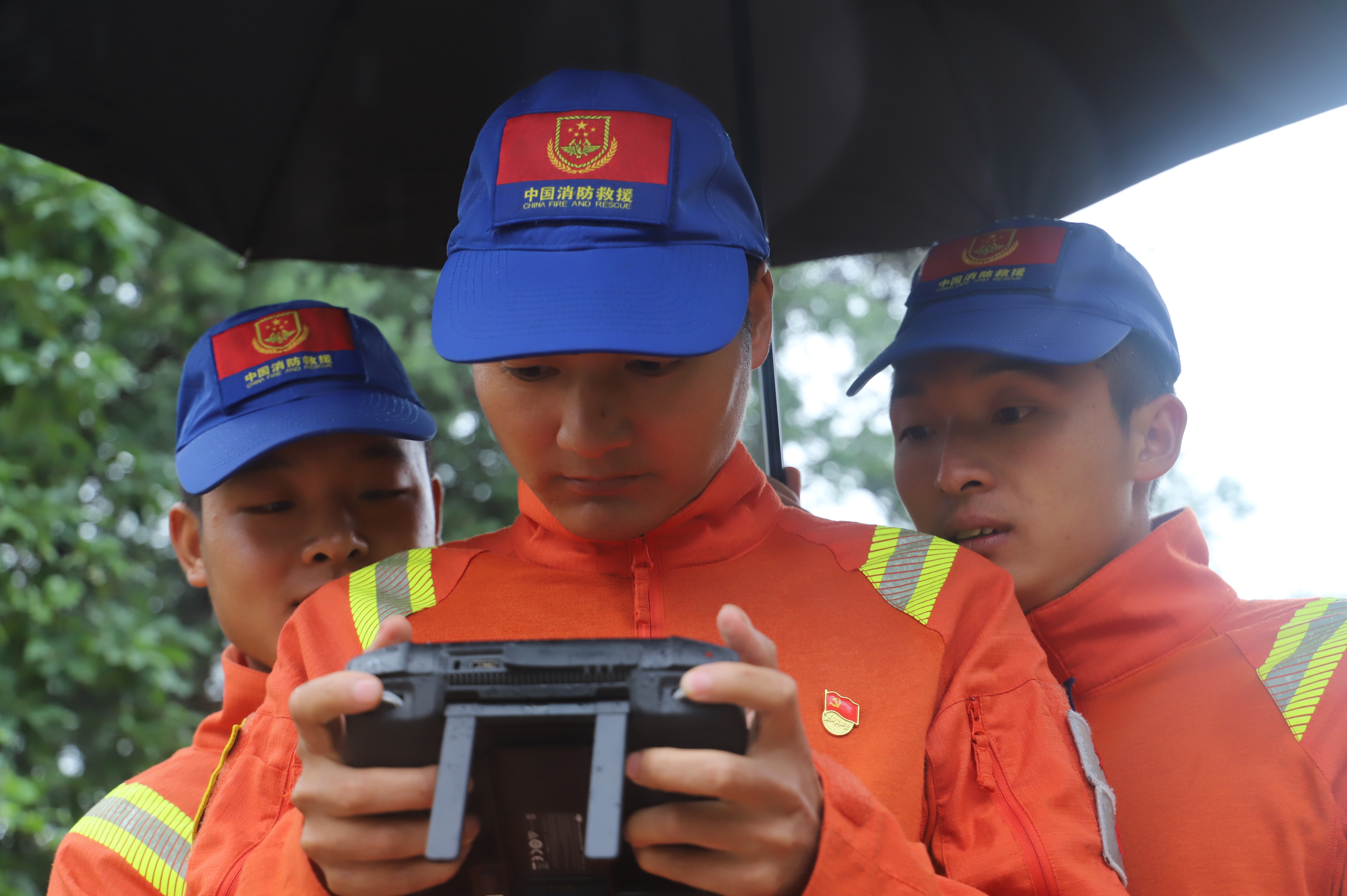 象群持续向东南方向迁移,独象距离象群53.2公里(云南省森林消防总队供图)