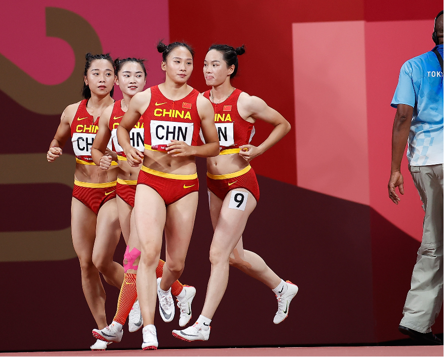 好样的！中国队获田径女子4×100米接力决赛第6名