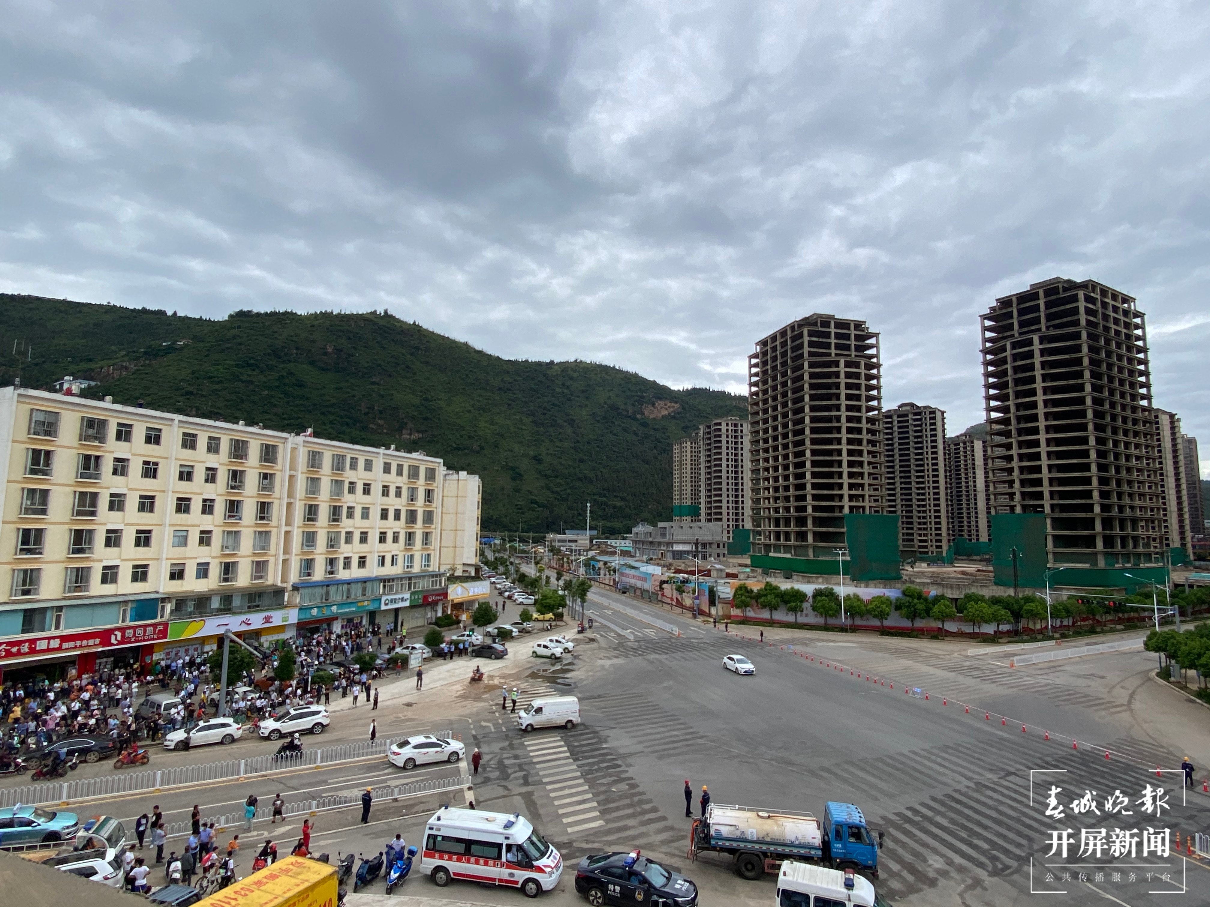 8月13日，昆明市丽阳星城二期即将试爆