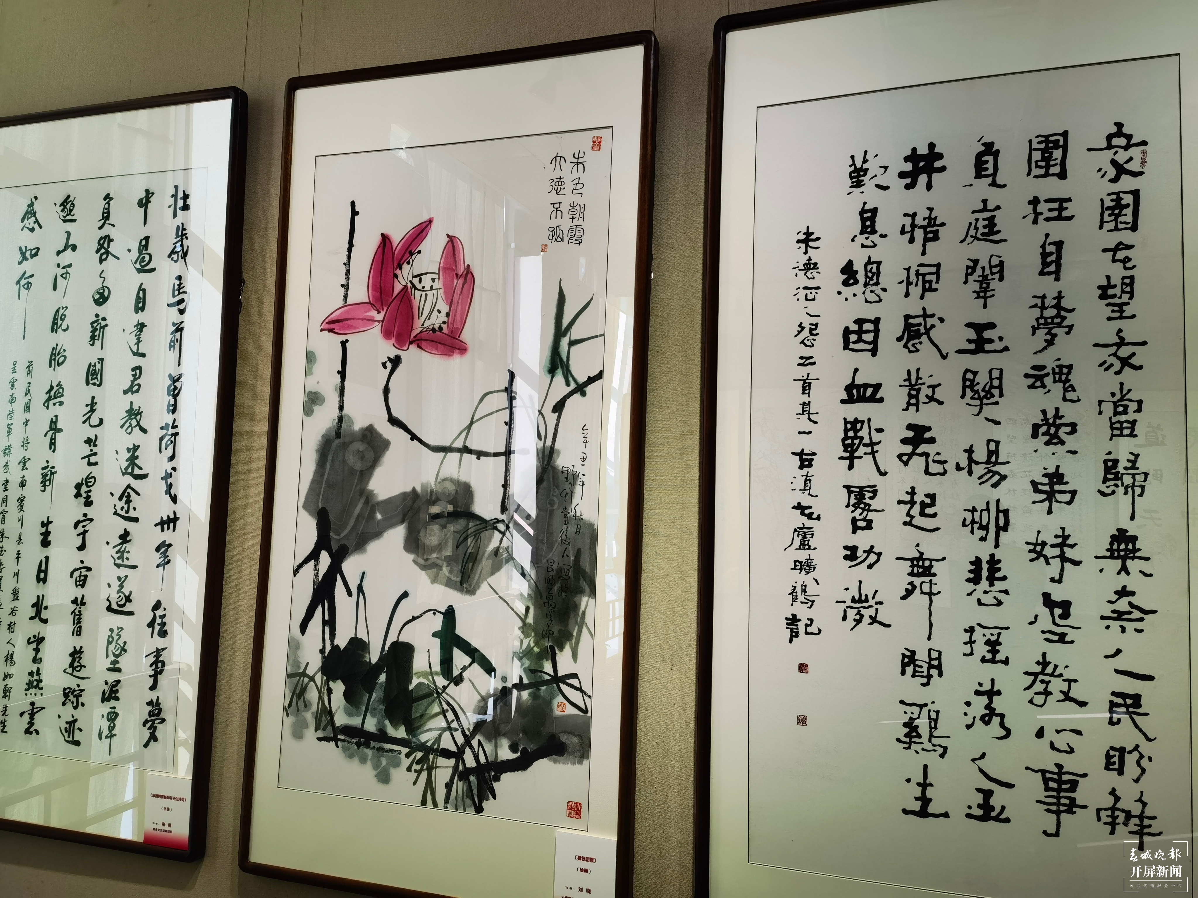 “德耀中华 朱德情系云南”！ 左学佳 摄