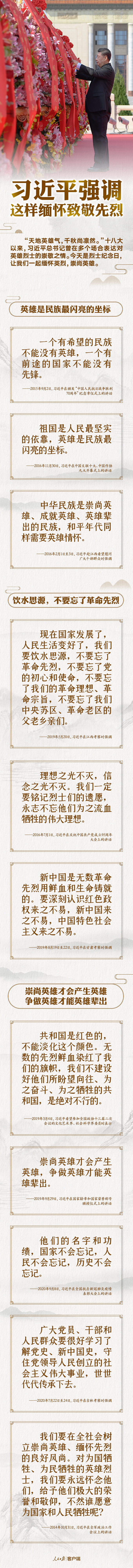 习近平强调这样缅怀致敬先烈 人民日报客户端1.jpeg